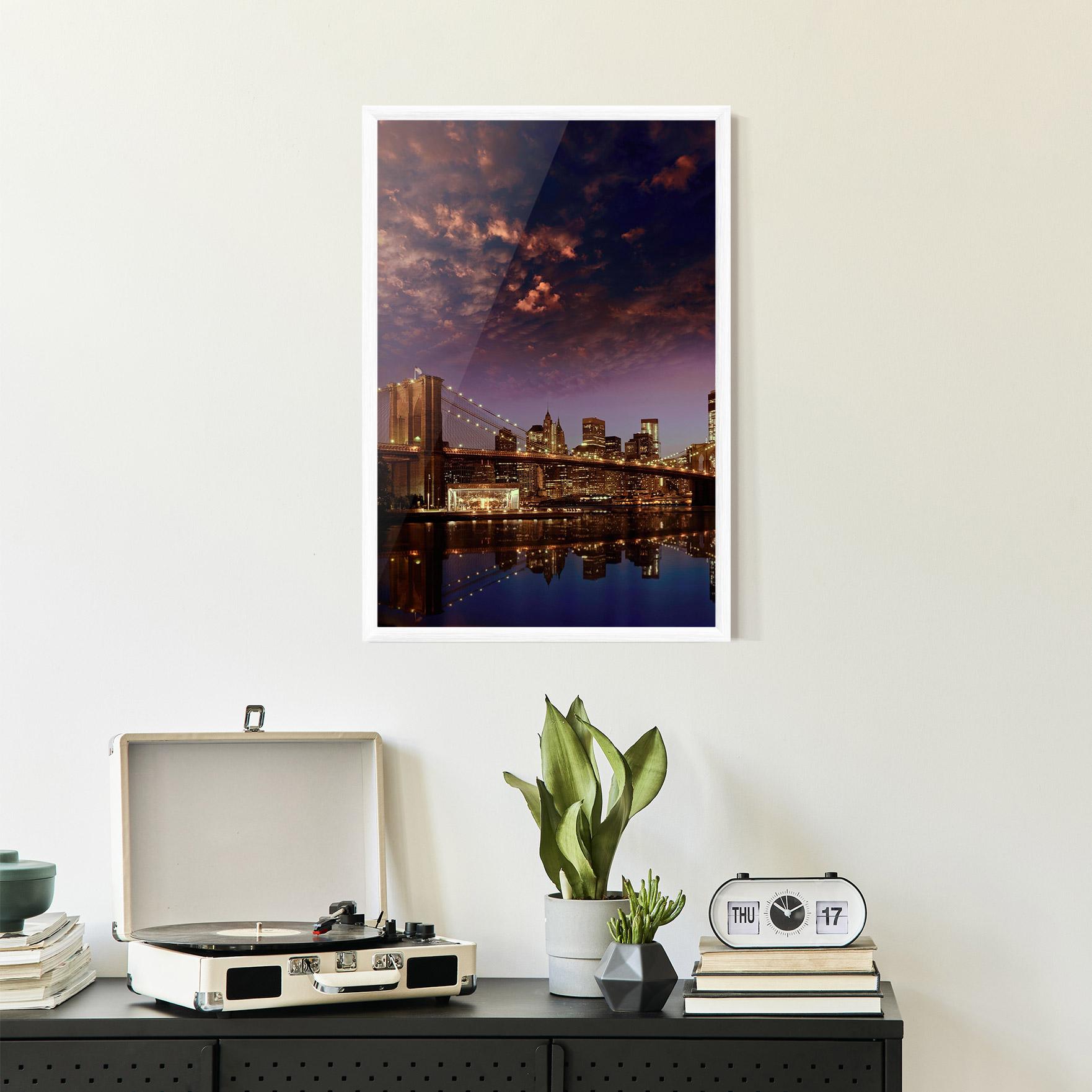 Plakat w Ramie Sunset New York mockup 2