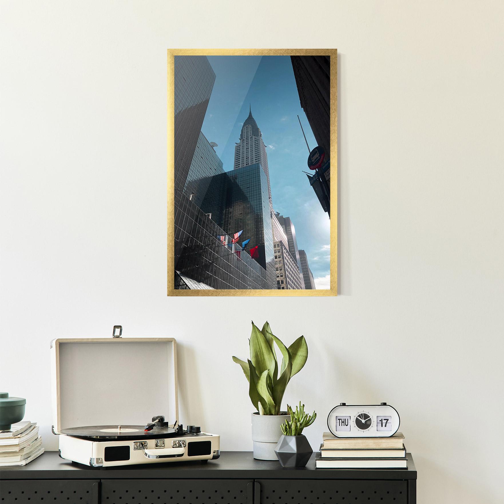 Plakat w Ramie Big Glass Tower mockup 2