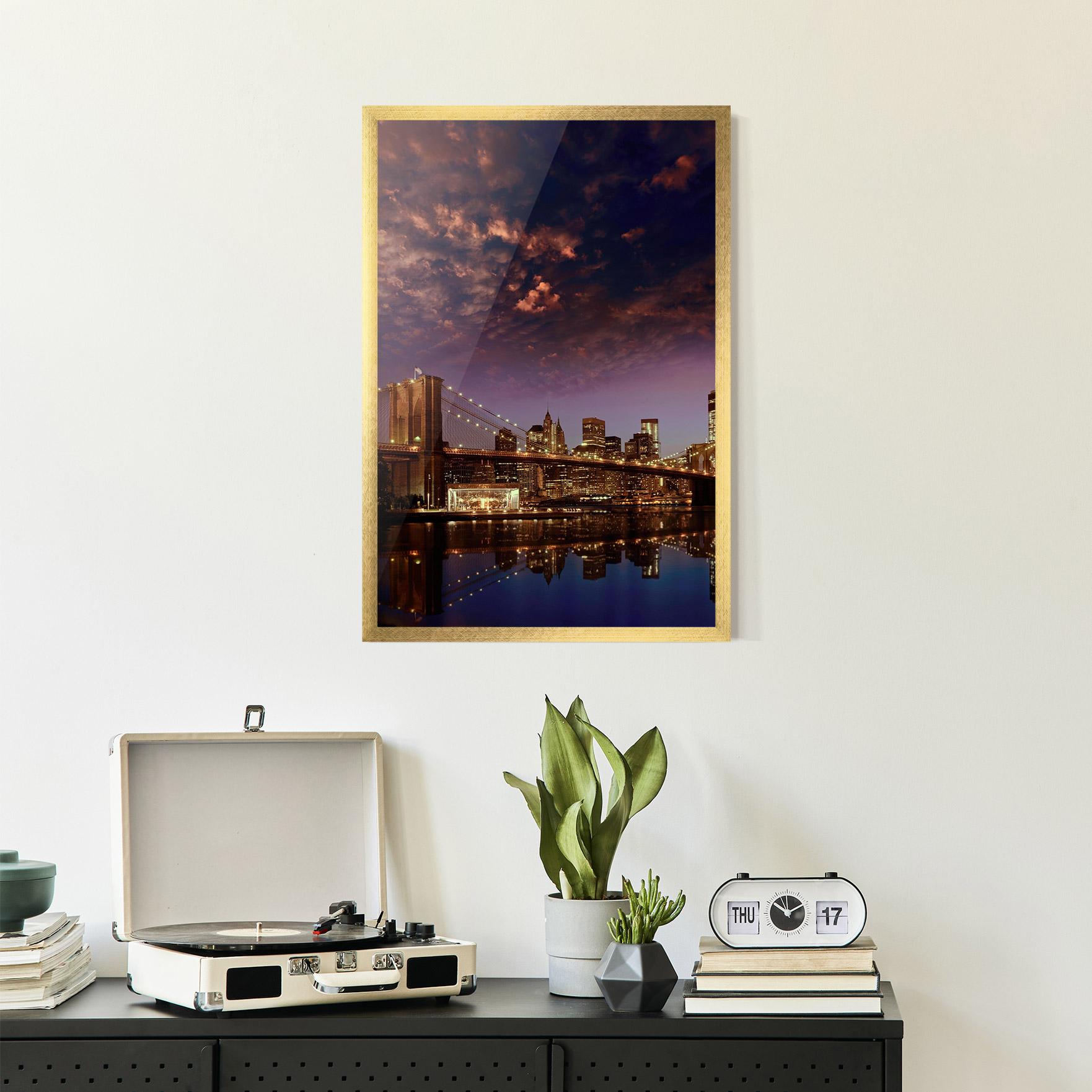 Plakat w Ramie Sunset New York mockup 2