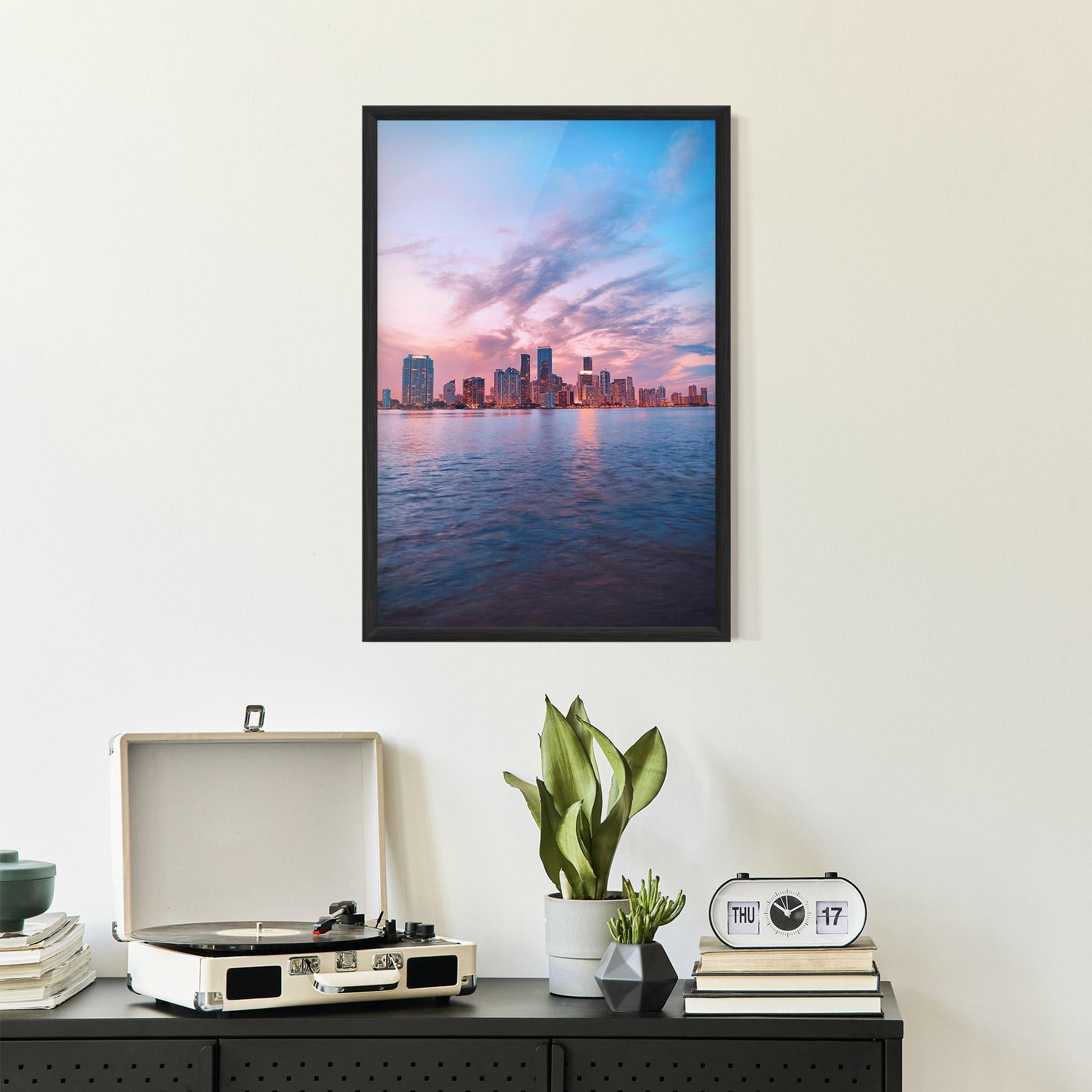 Plakat w Ramie Over The Lake mockup 2