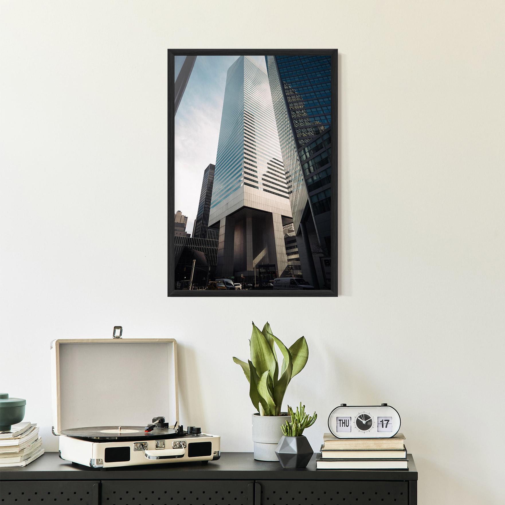 Plakat w Ramie Skyline Building mockup 2