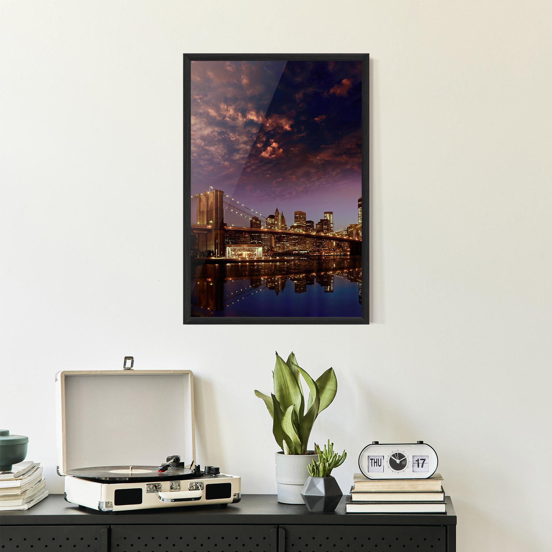 Plakat w Ramie Sunset New York mockup 2