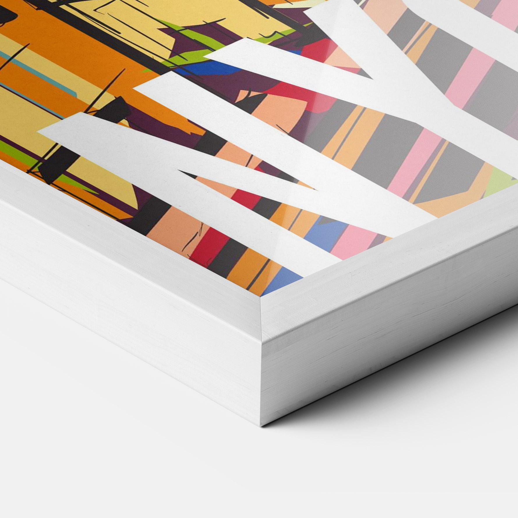 Plakat w Ramie New York City Art mockup 3