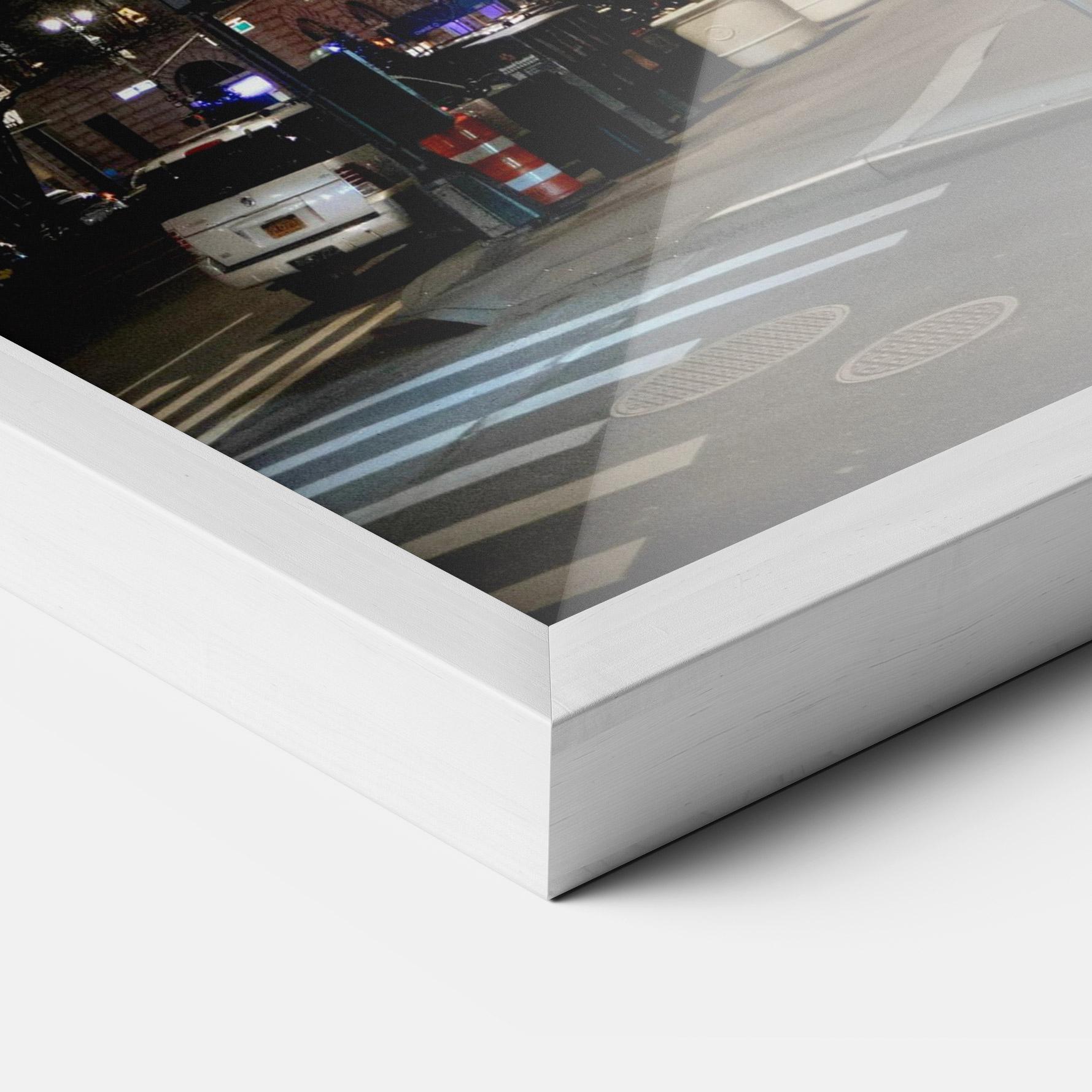 Plakat w Ramie Skyline Night Light mockup 3