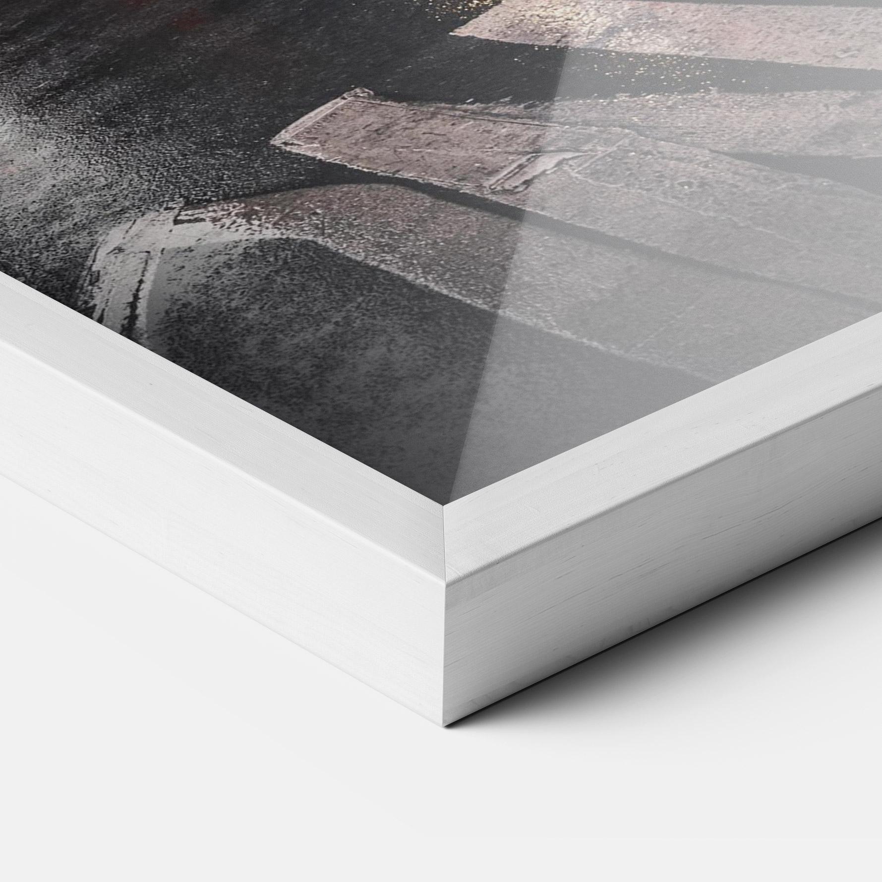 Plakat w Ramie Taxi Smoke City mockup 3