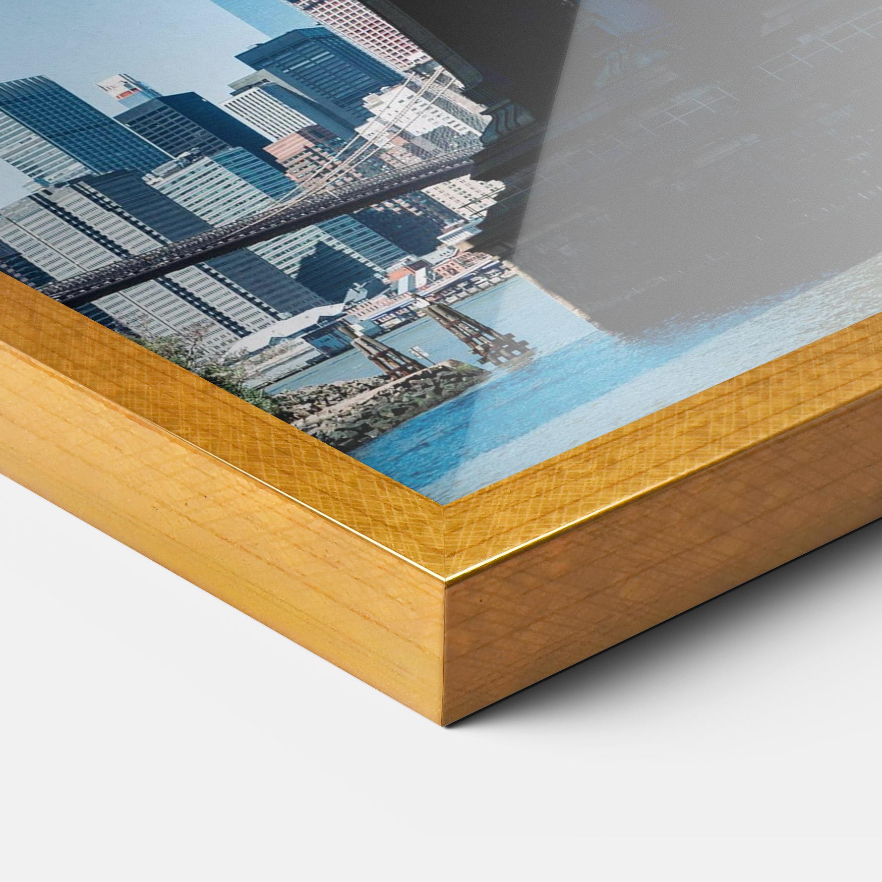 Plakat w Ramie Blue Sky Bridge mockup 3