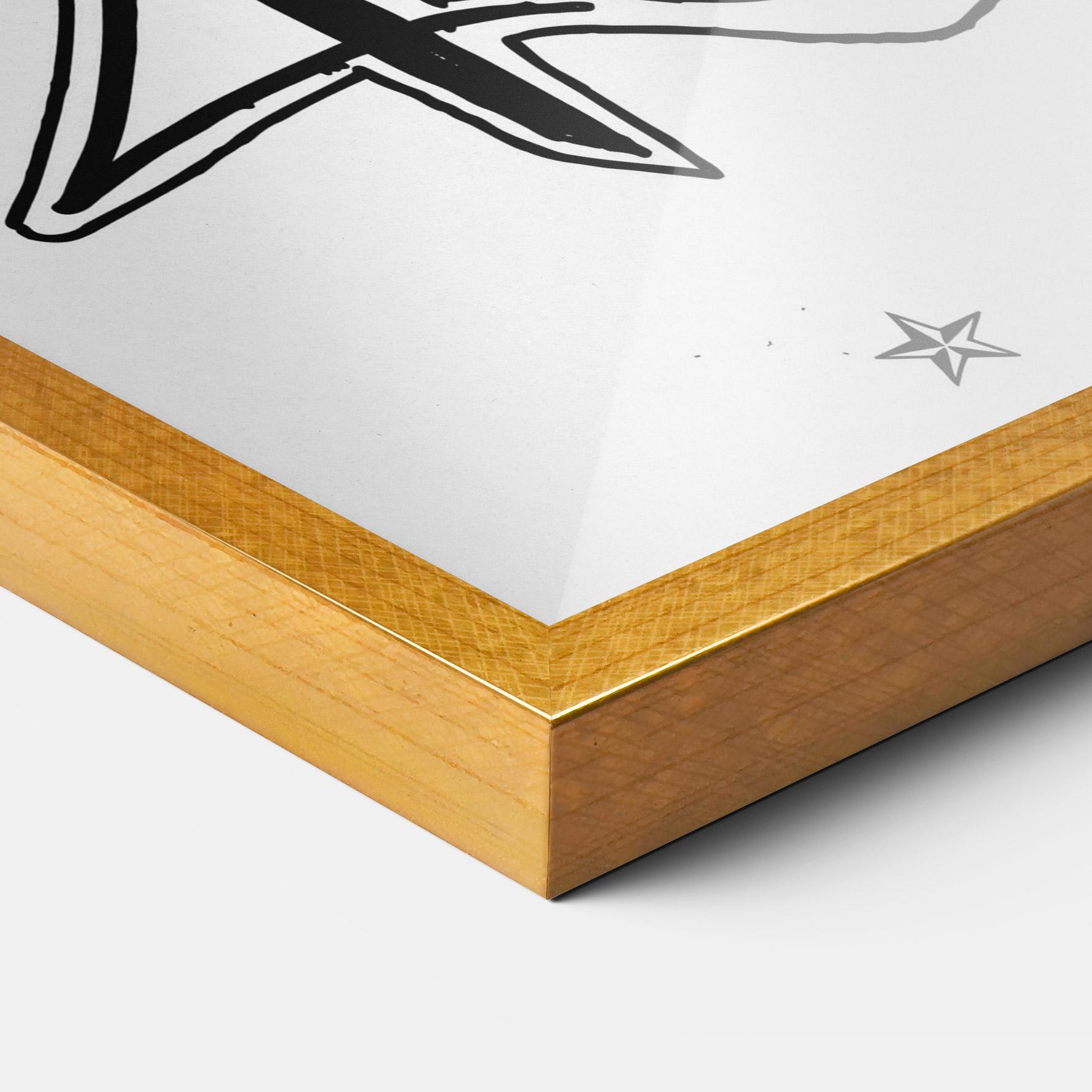 Plakat w Ramie Head Of Liberty Statue mockup 3