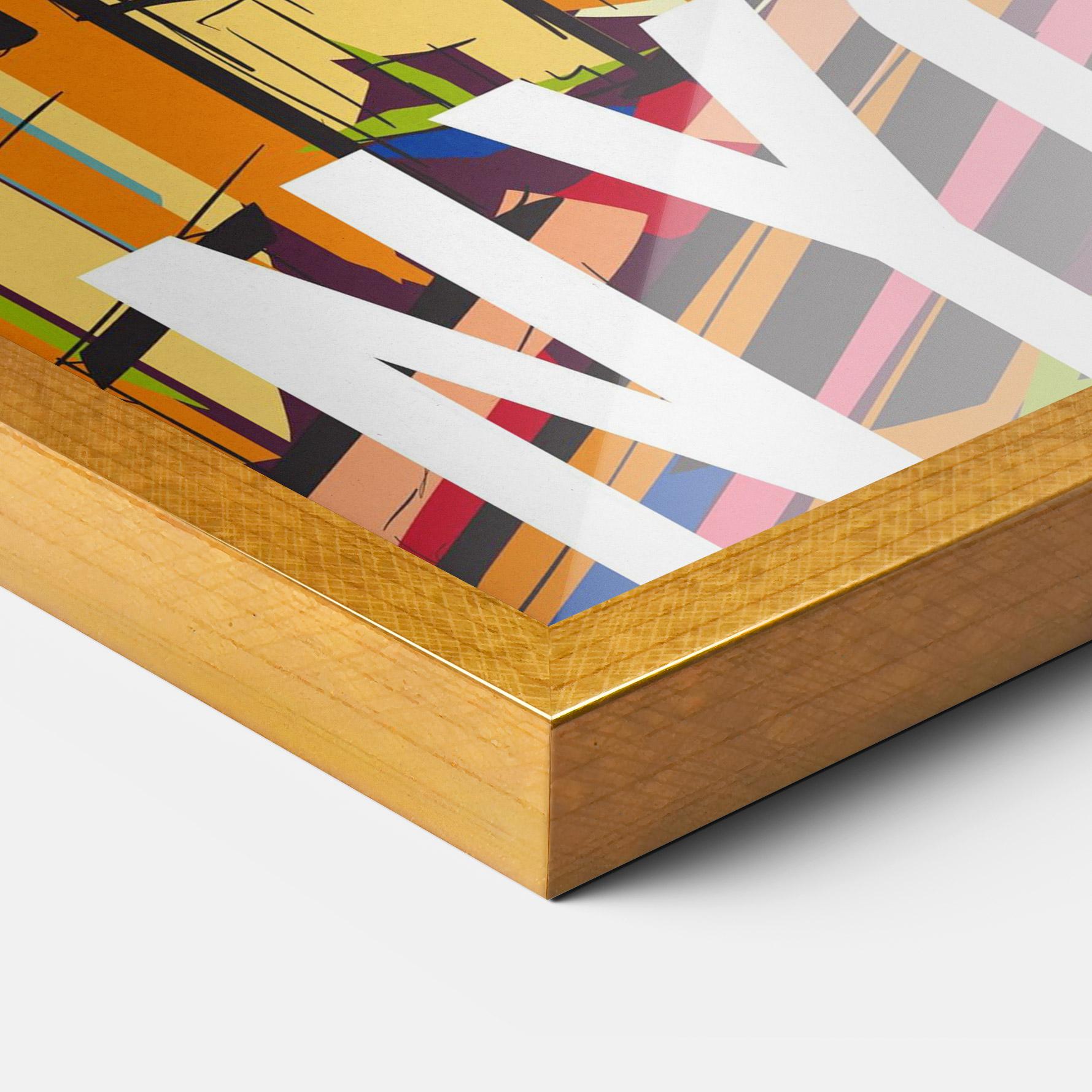 Plakat w Ramie New York City Art mockup 3