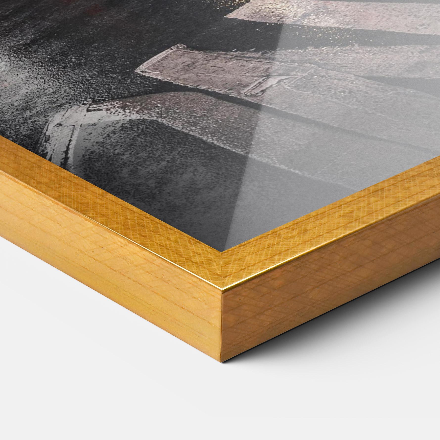 Plakat w Ramie Taxi Smoke City mockup 3