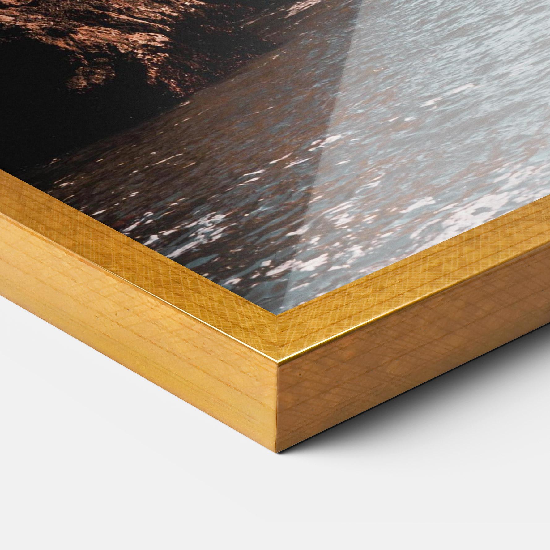 Plakat w Ramie Water Red Bridge mockup 3