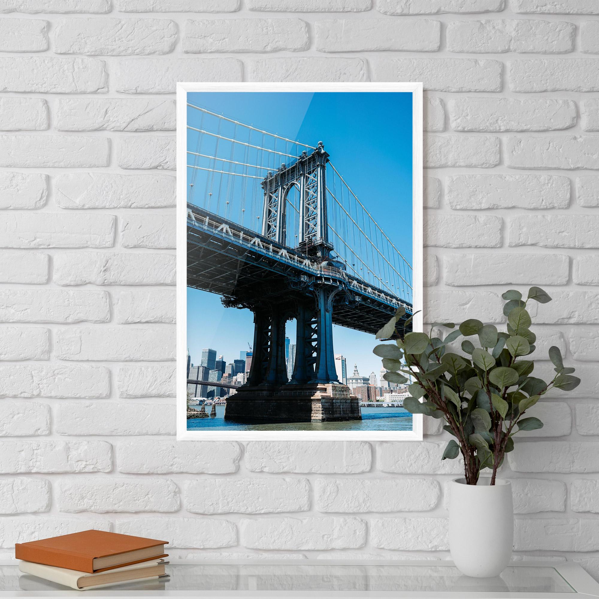Plakat w Ramie Blue Sky Bridge mockup 5