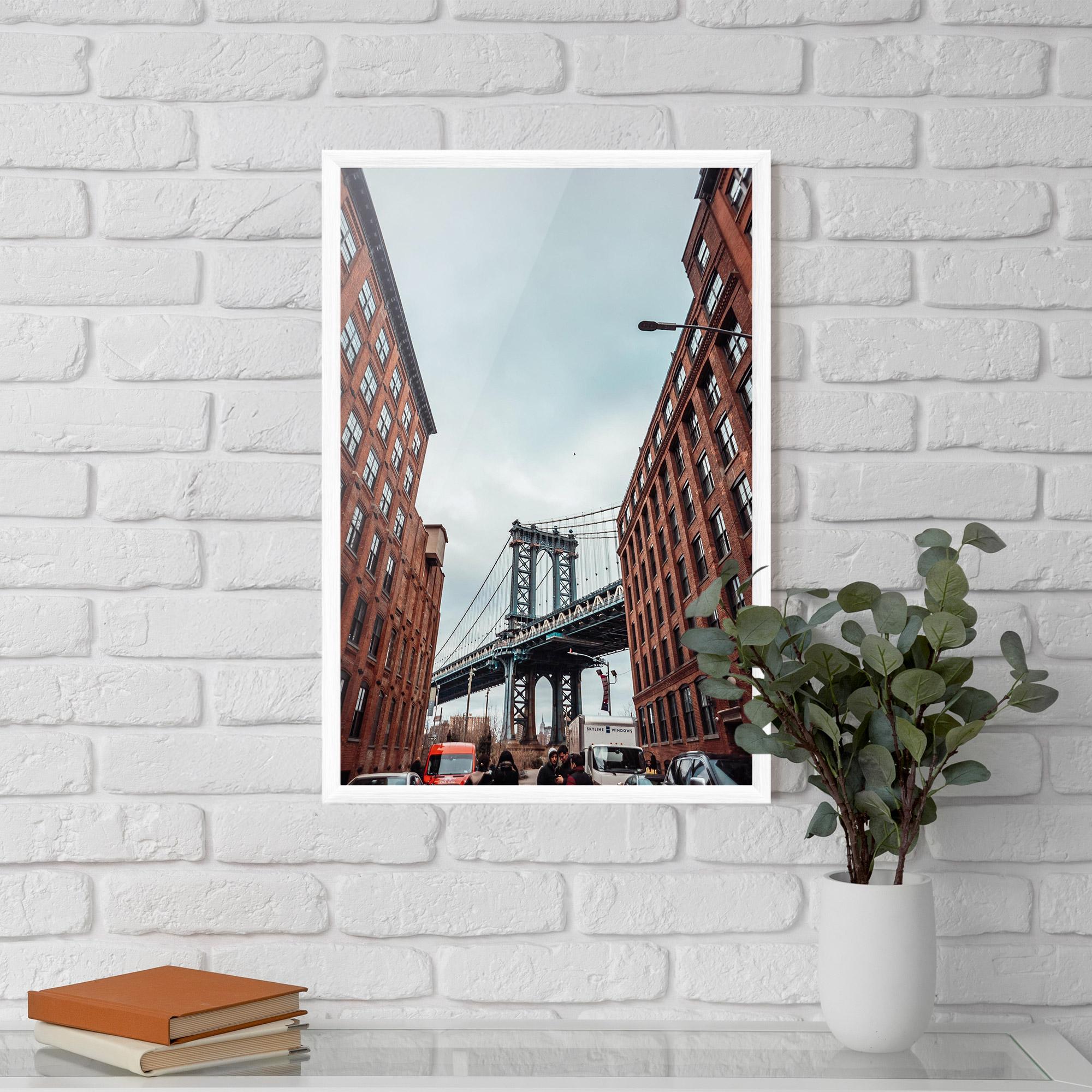 Plakat w Ramie Bridge Building View mockup 5