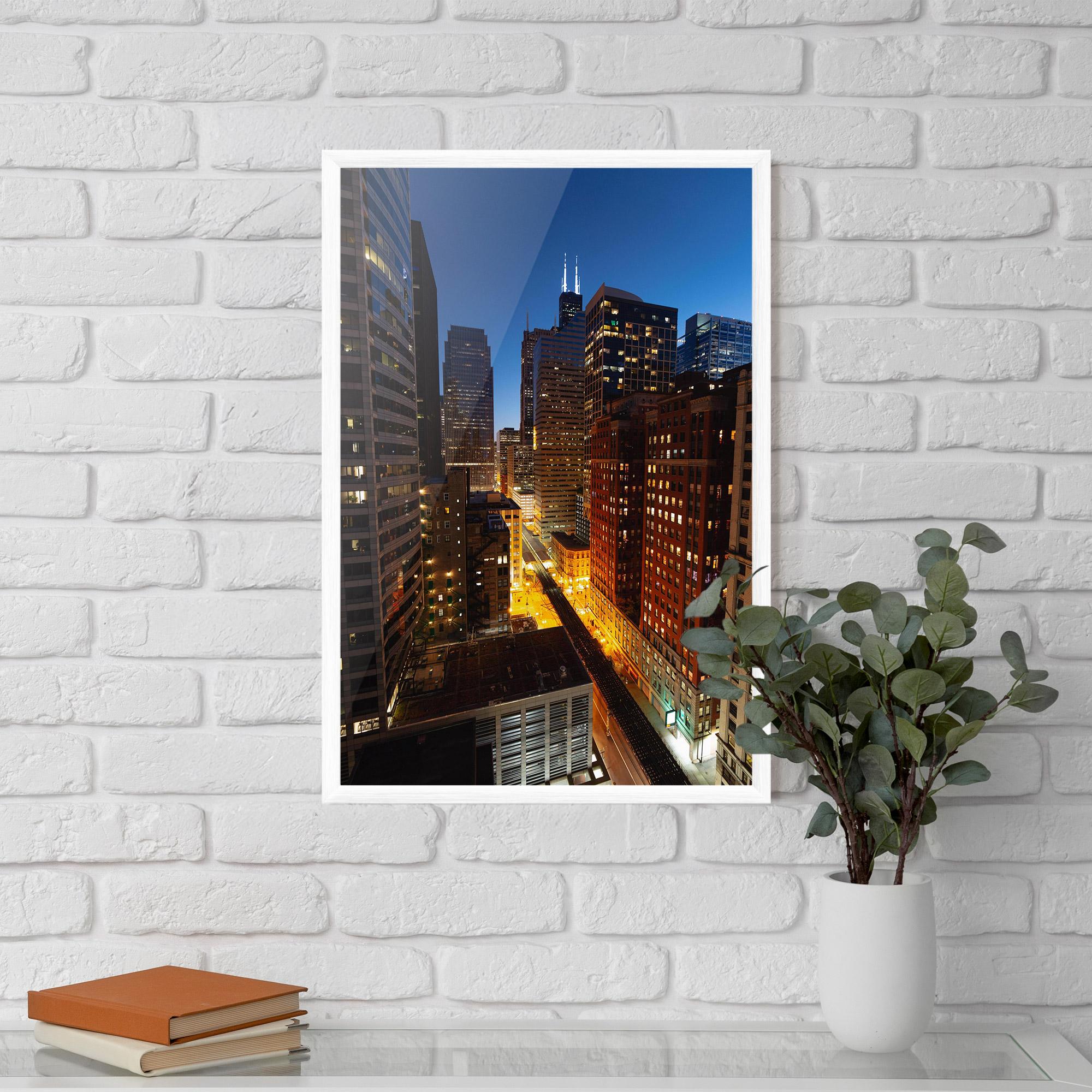 Plakat w Ramie Hight City Building mockup 5