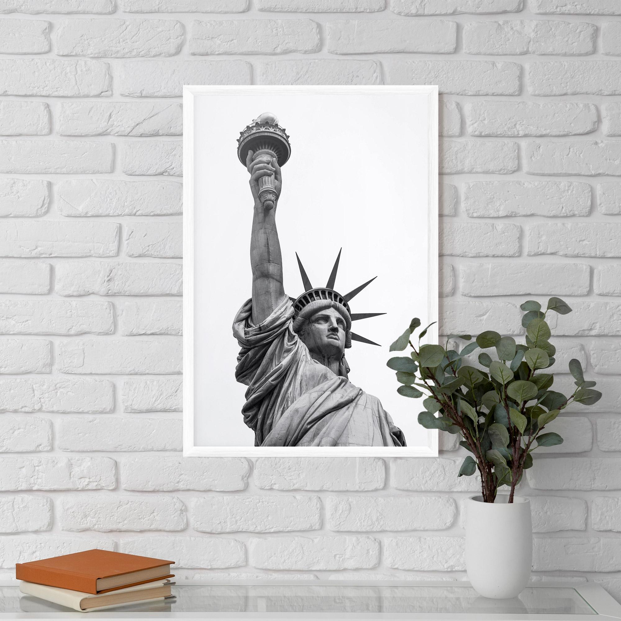Plakat w Ramie Liberty Statue mockup 5