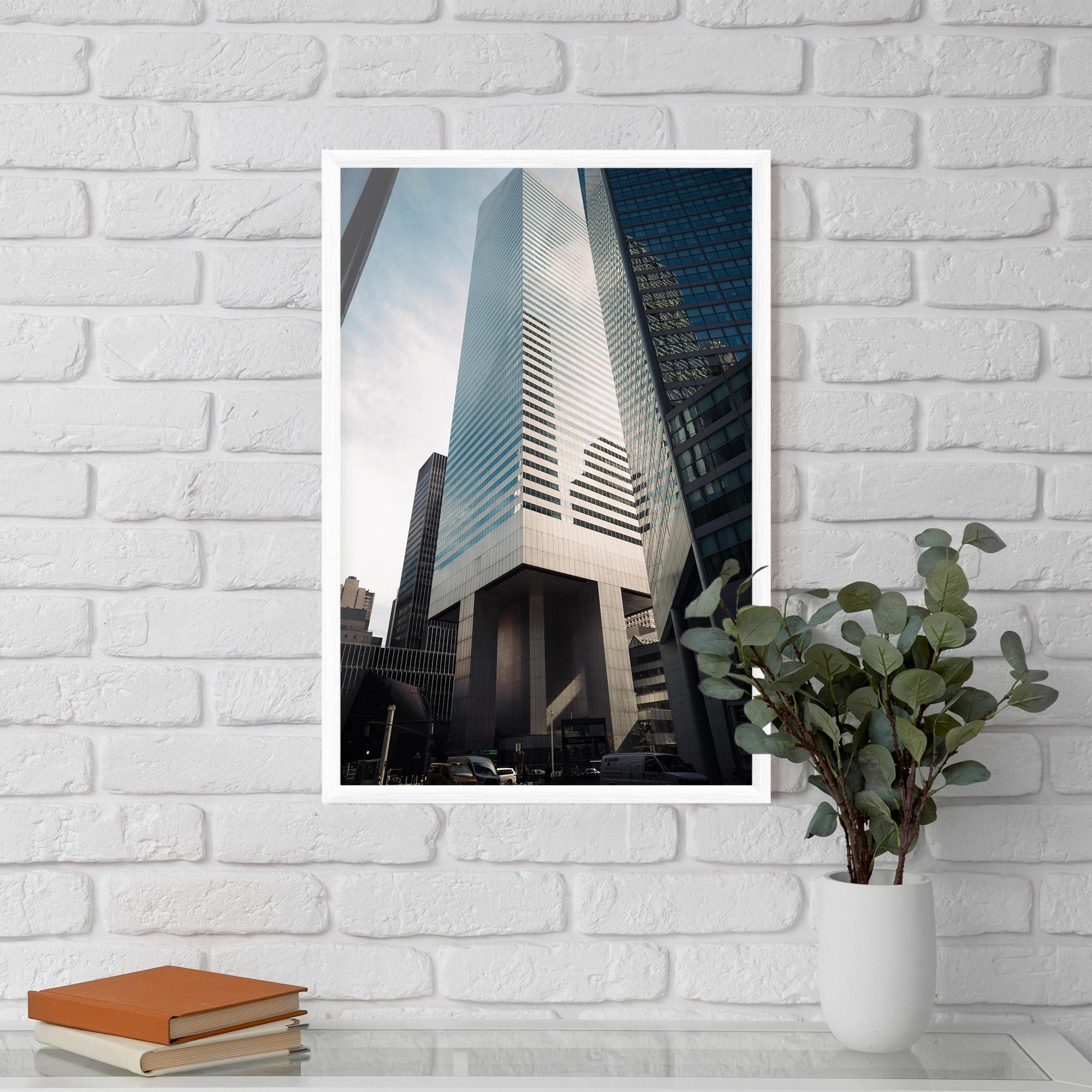 Plakat w Ramie Skyline Building mockup 5