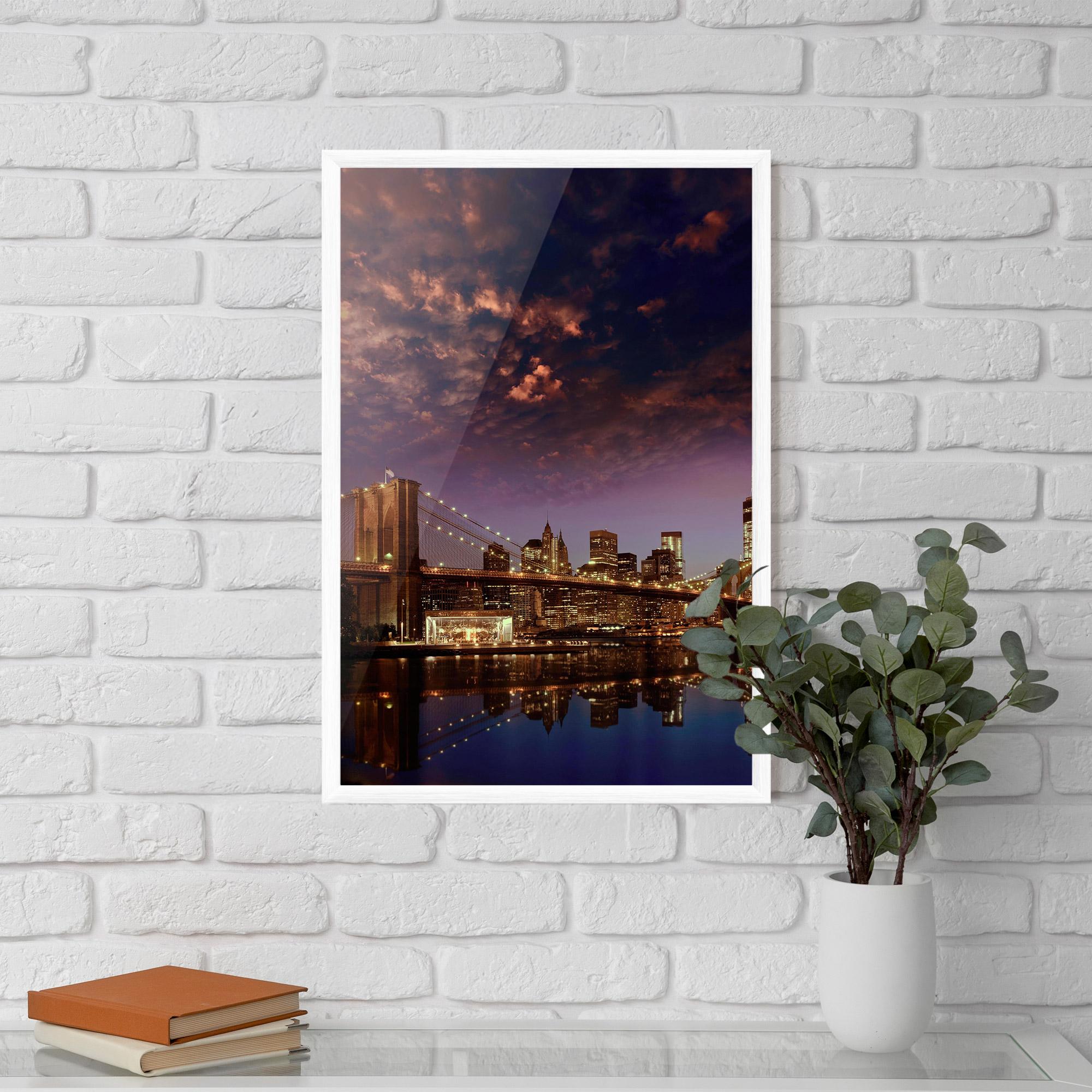 Plakat w Ramie Sunset New York mockup 5