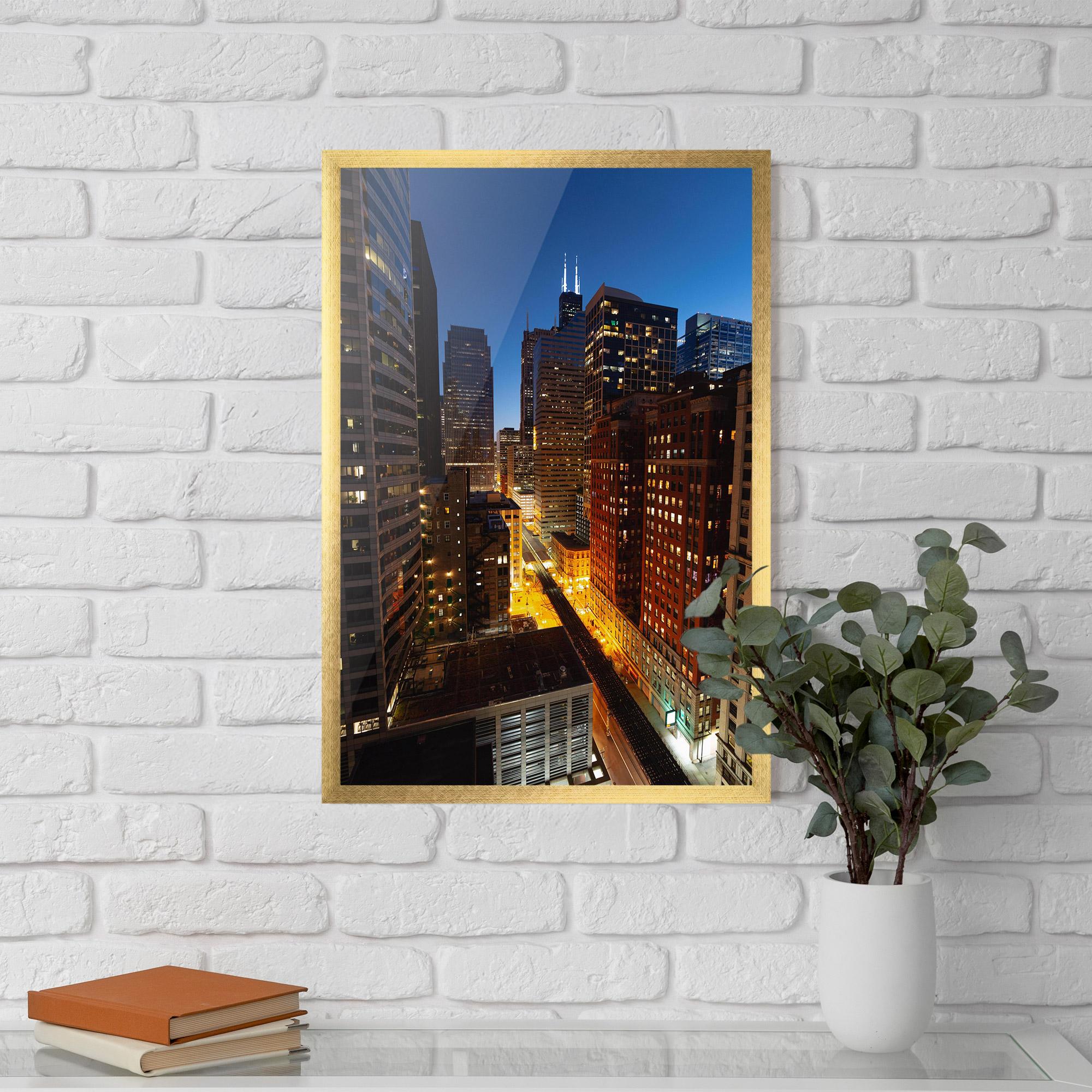 Plakat w Ramie Hight City Building mockup 5