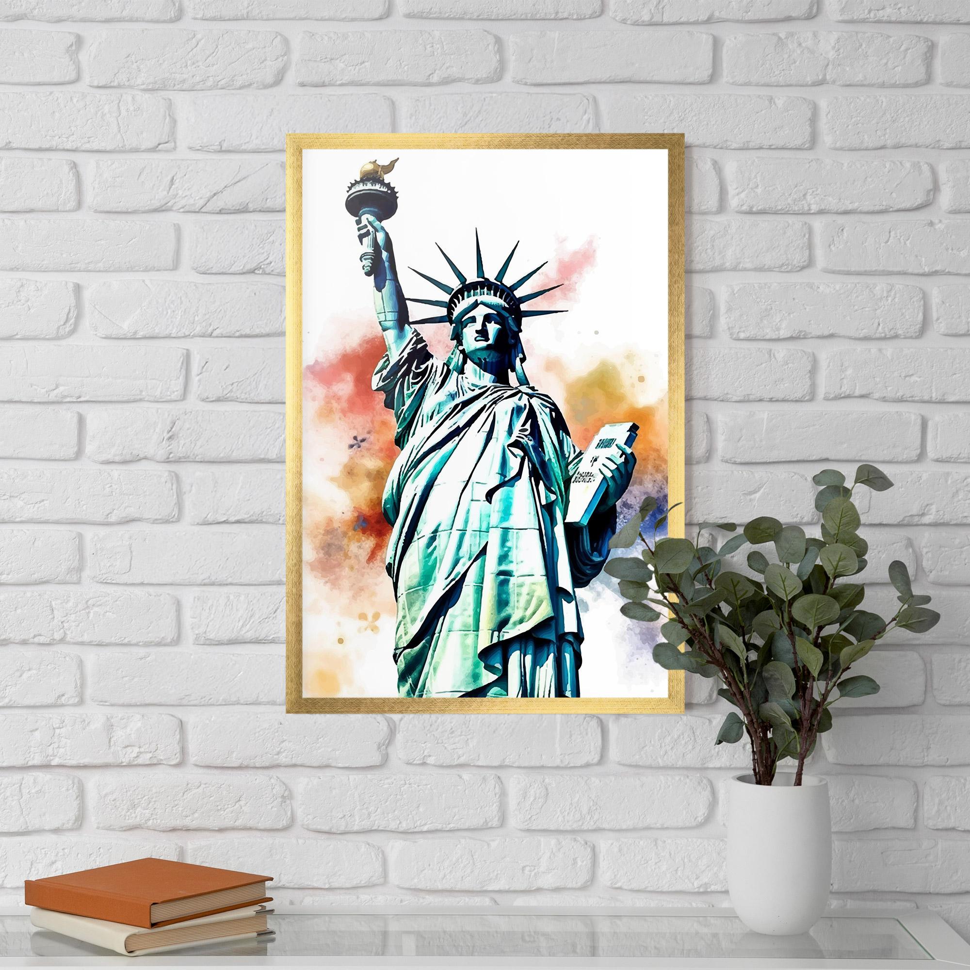 Plakat w Ramie Liberty Art mockup 5