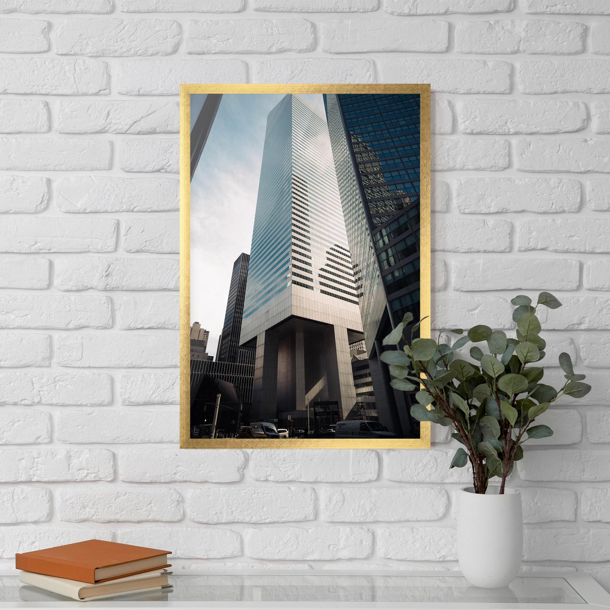 Plakat w Ramie Skyline Building mockup 5