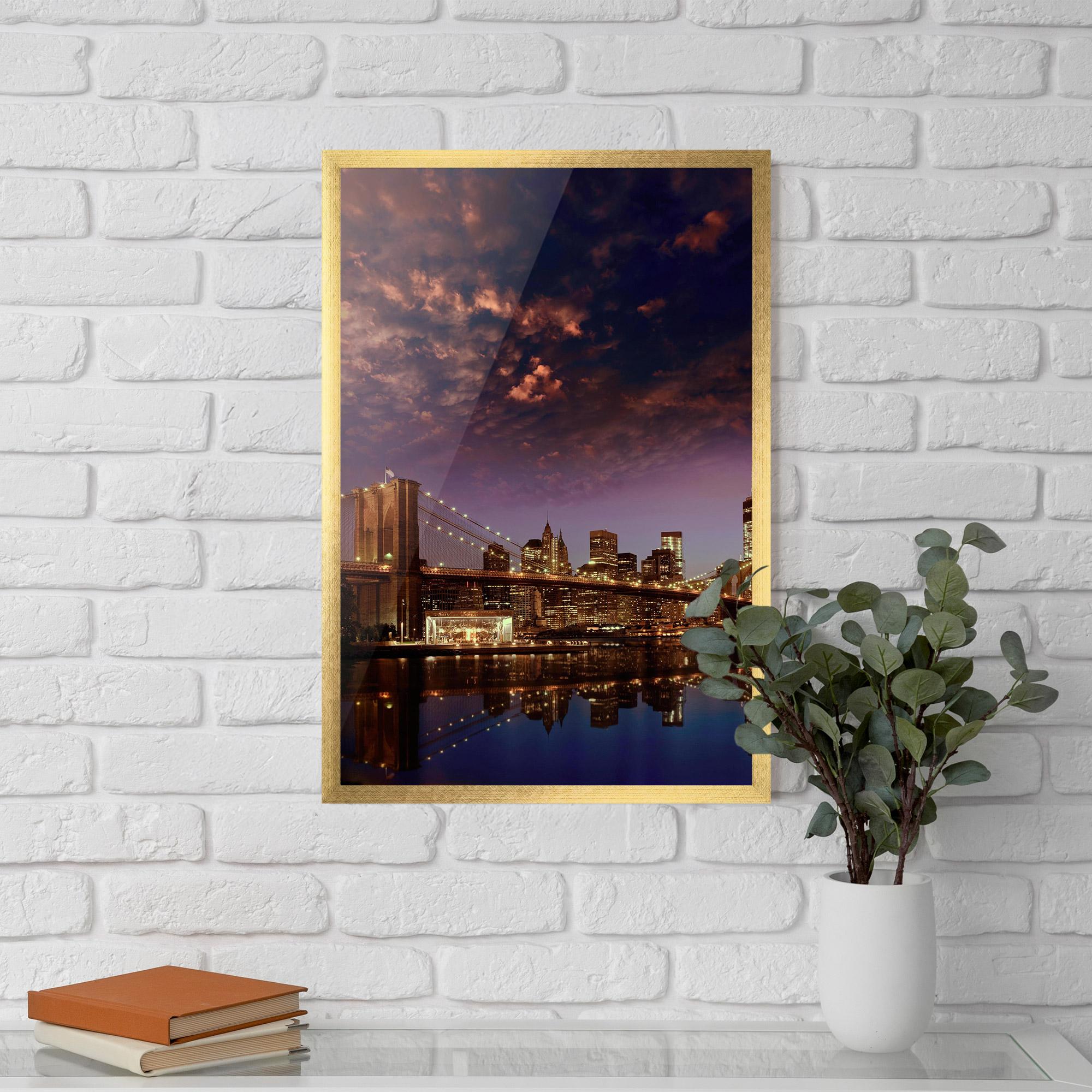 Plakat w Ramie Sunset New York mockup 5