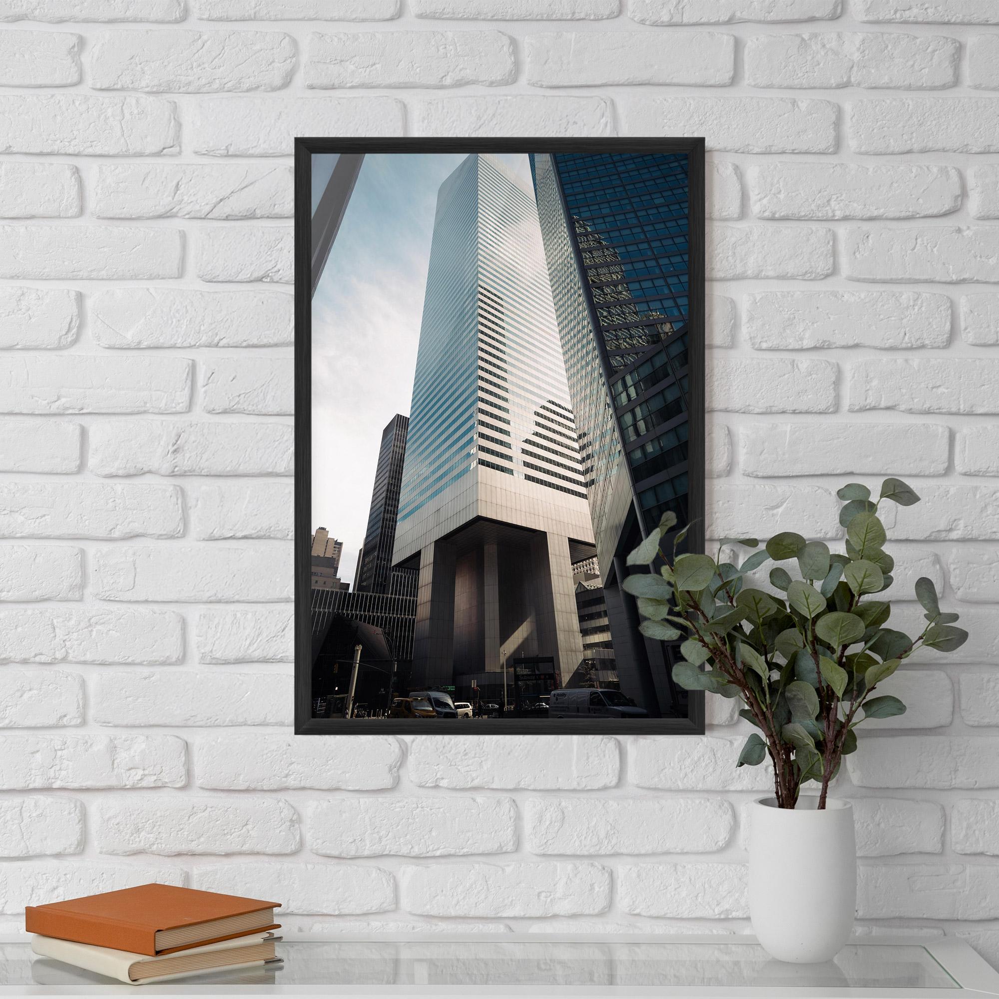 Plakat w Ramie Skyline Building mockup 5