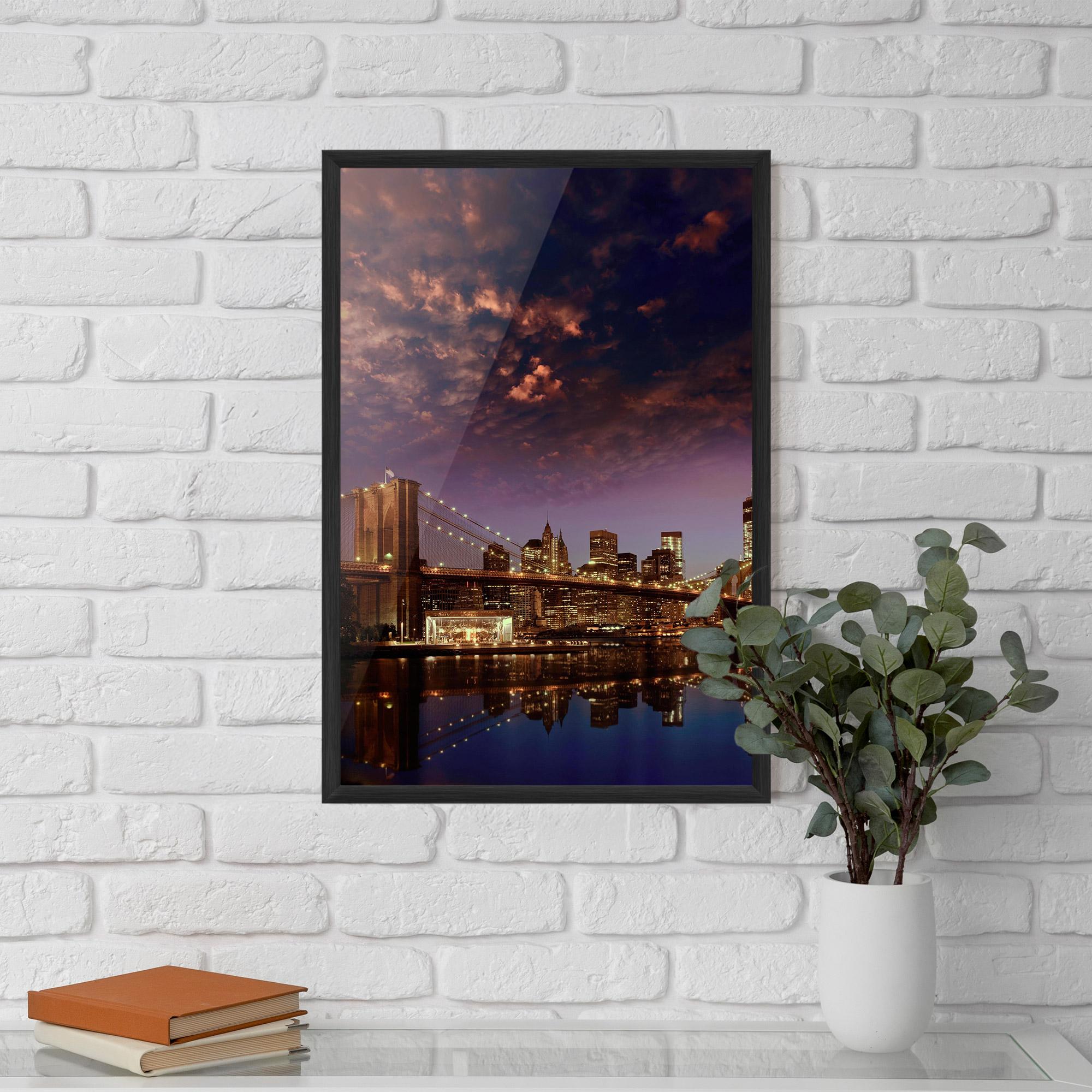 Plakat w Ramie Sunset New York mockup 5