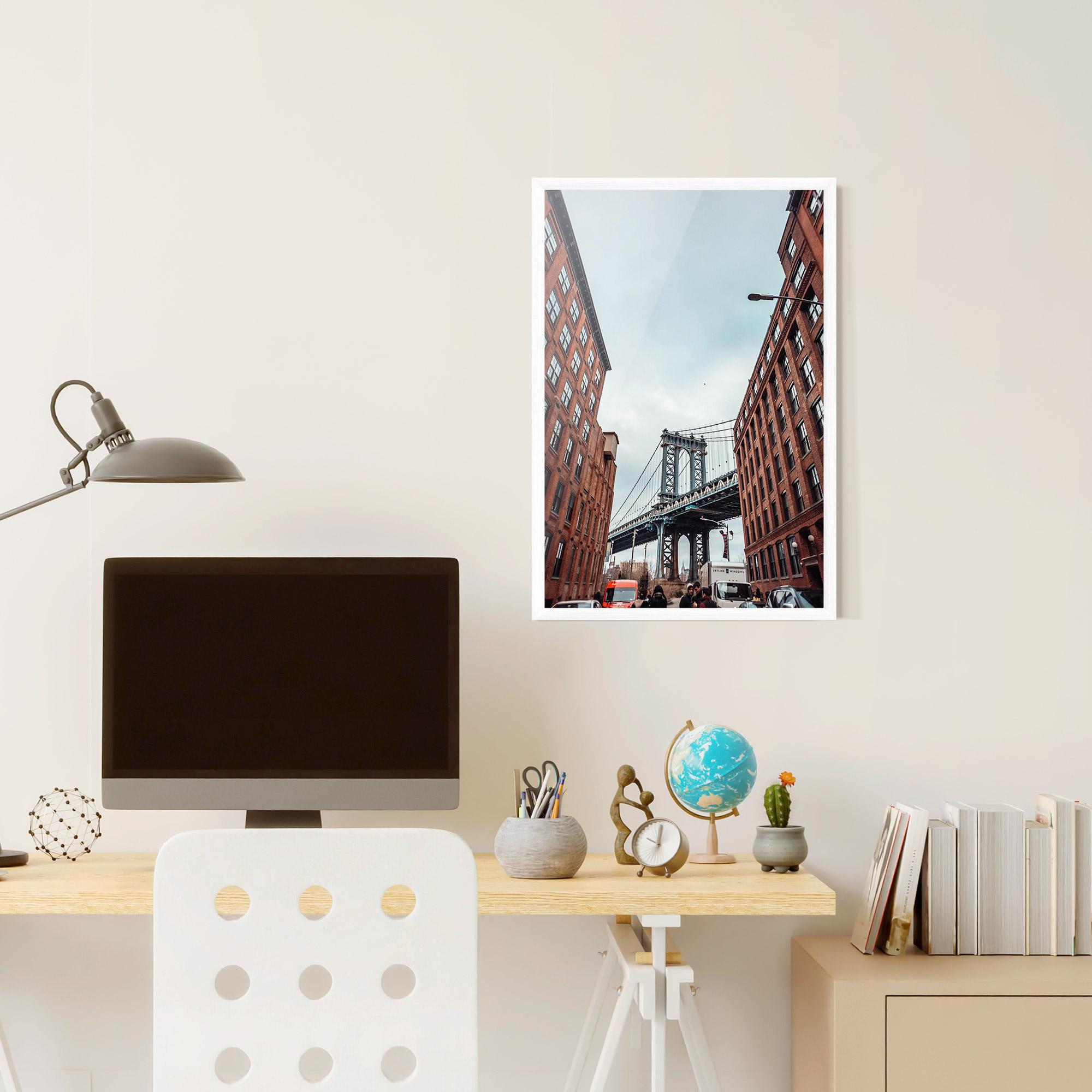 Plakat w Ramie Bridge Building View mockup 6