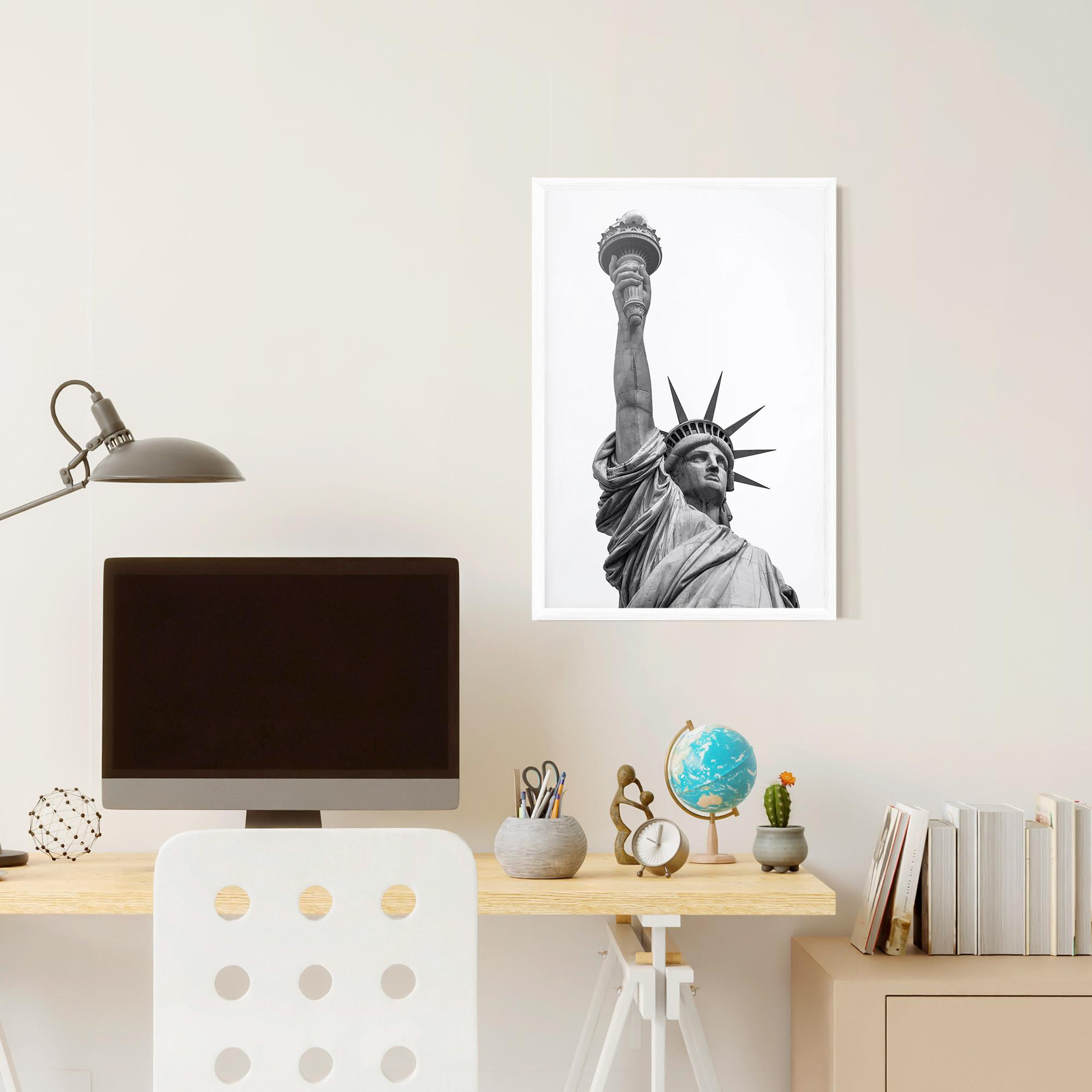 Plakat w Ramie Liberty Statue mockup 6