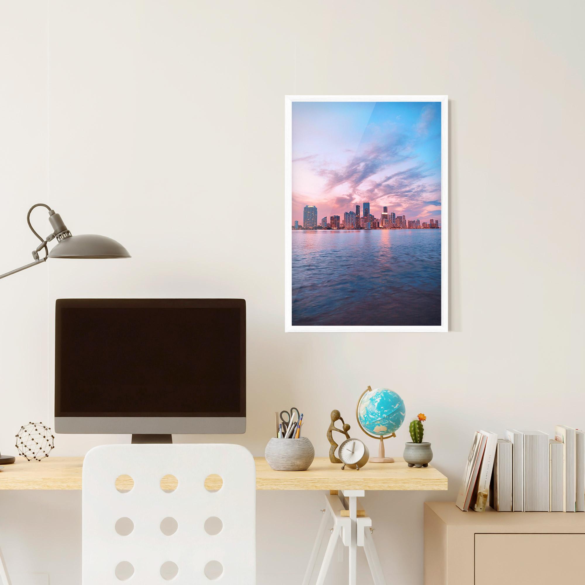 Plakat w Ramie Over The Lake mockup 6