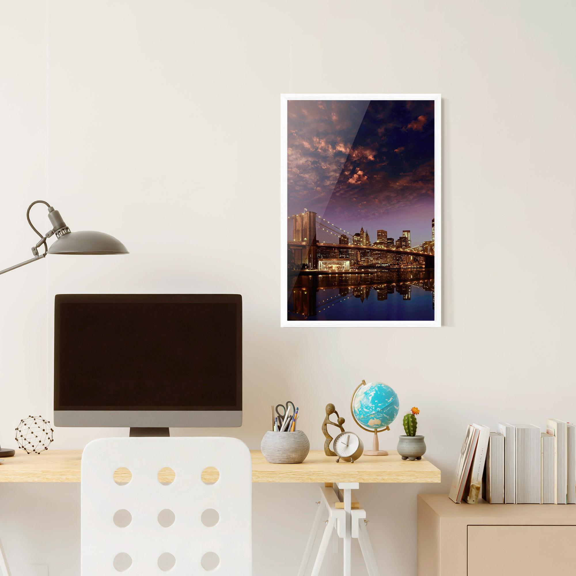 Plakat w Ramie Sunset New York mockup 6