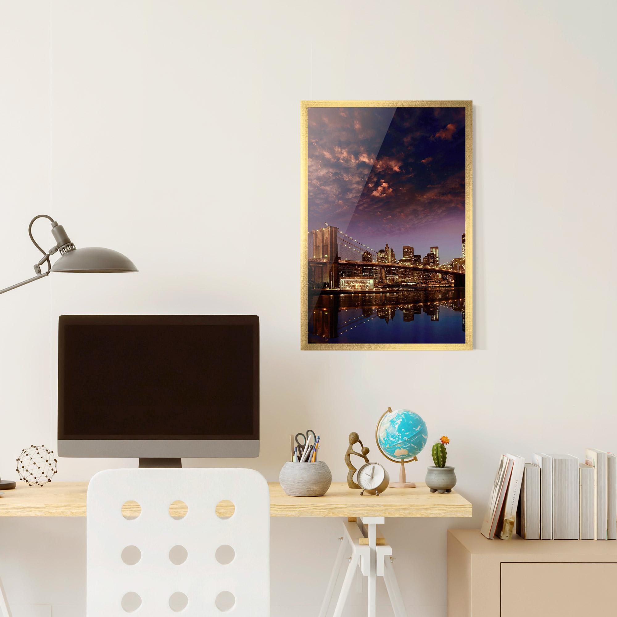 Plakat w Ramie Sunset New York mockup 6