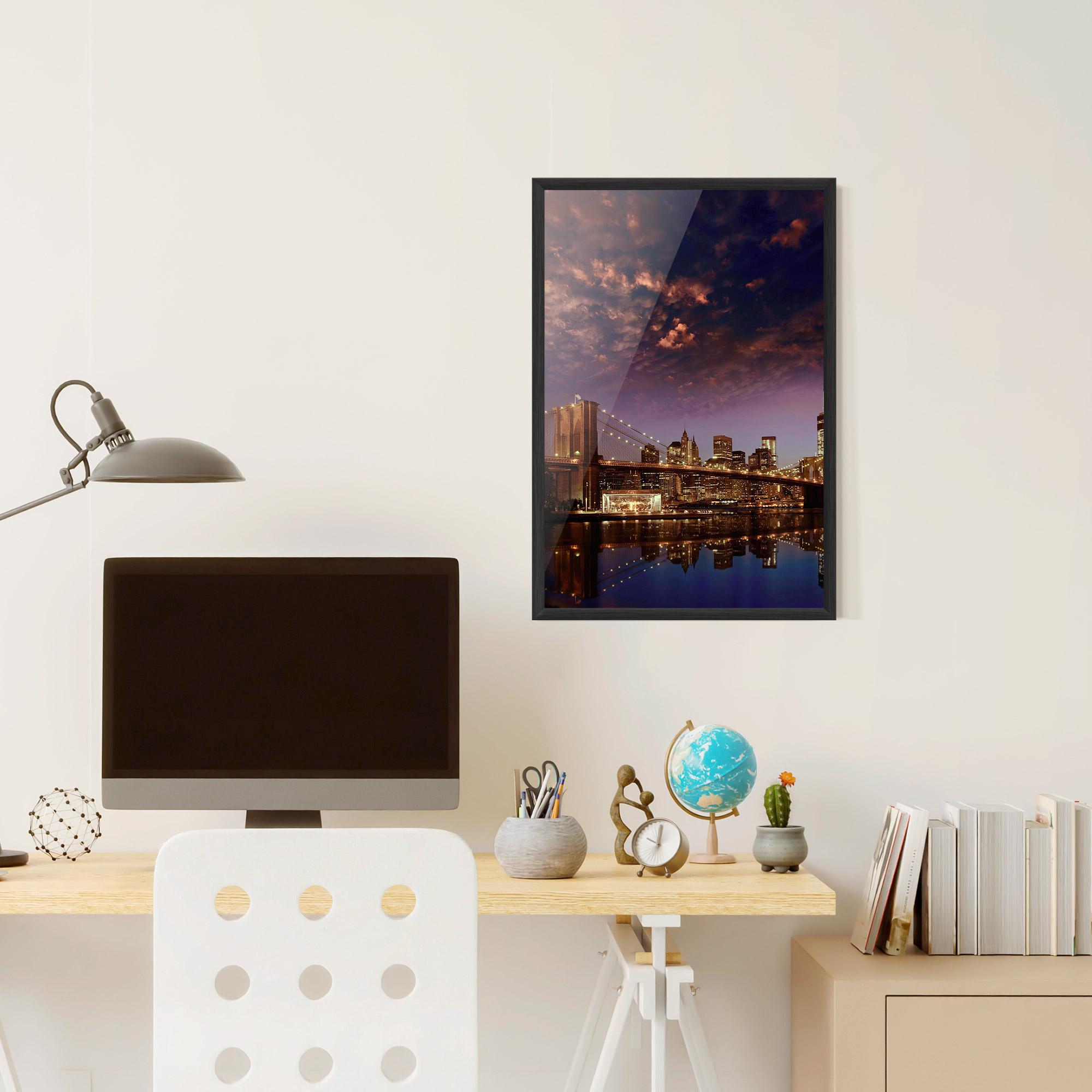 Plakat w Ramie Sunset New York mockup 6