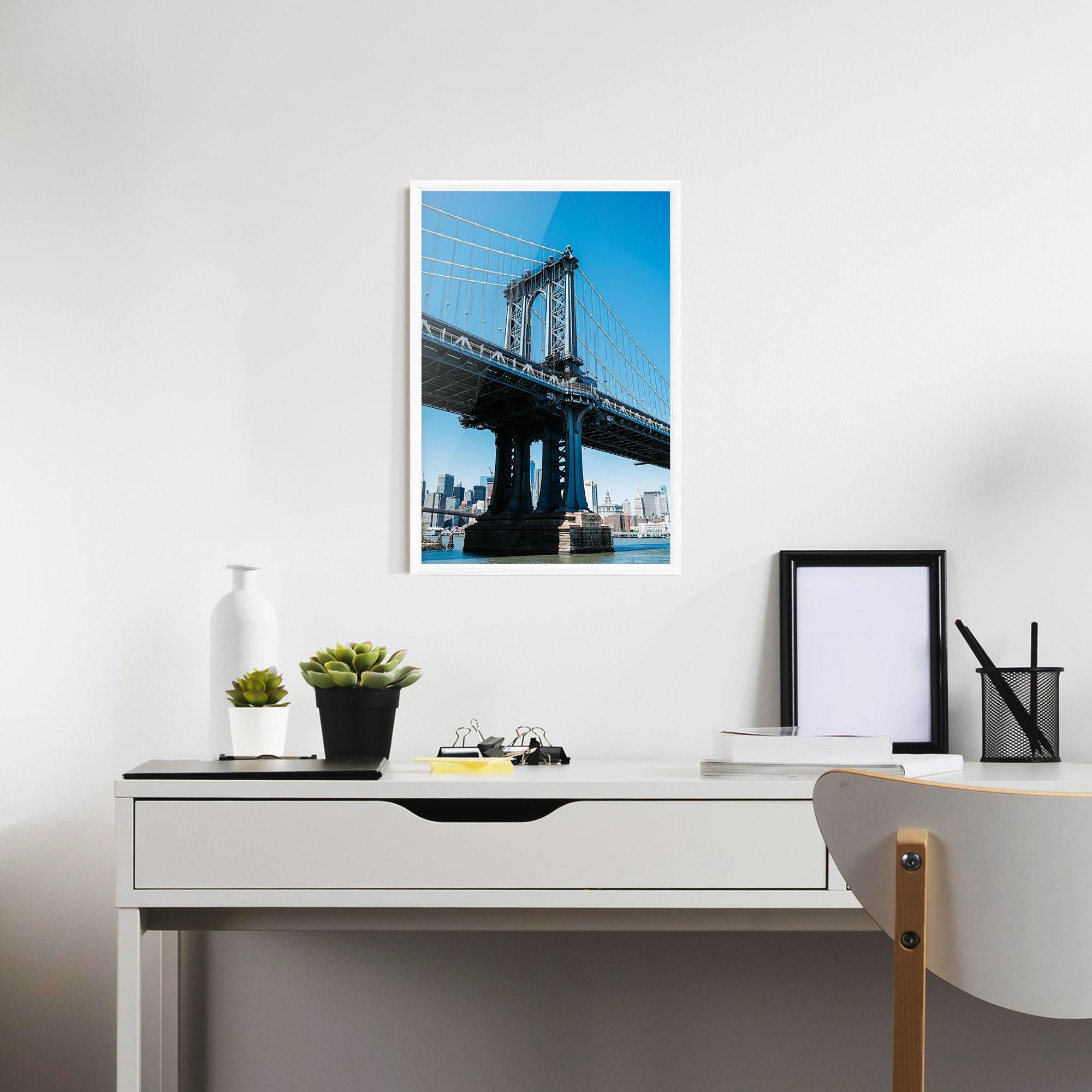 Plakat w Ramie Blue Sky Bridge mockup 7