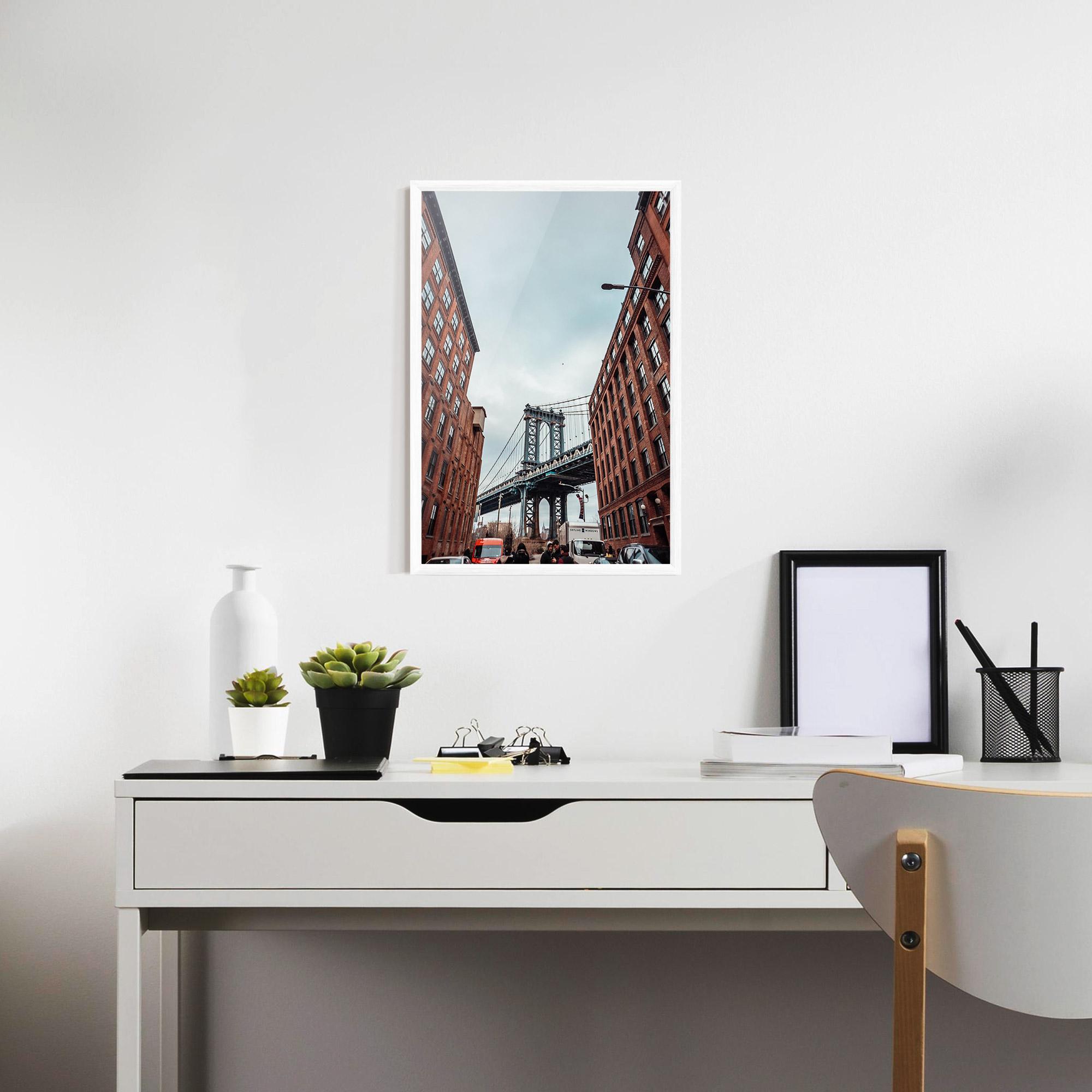 Plakat w Ramie Bridge Building View mockup 7