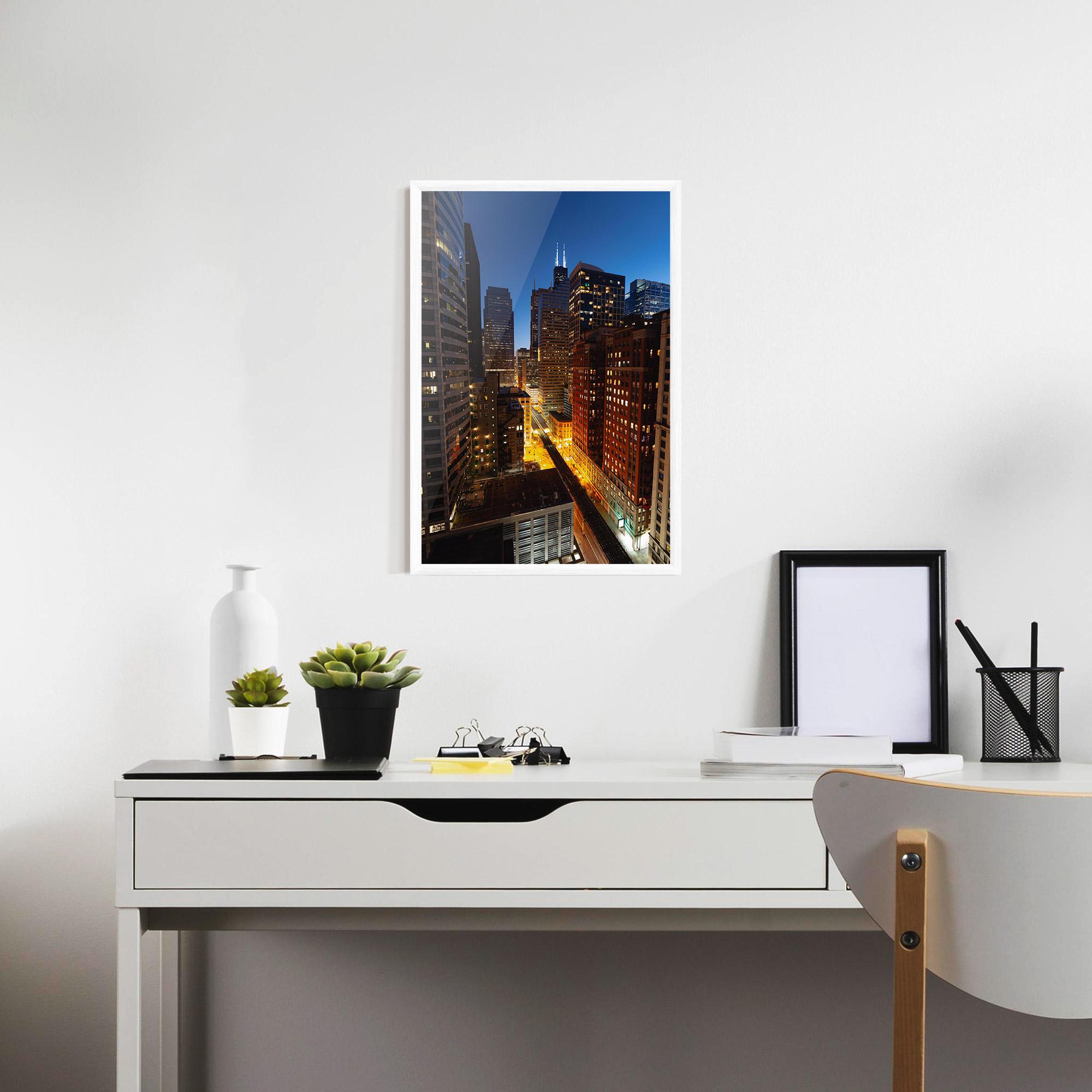 Plakat w Ramie Hight City Building mockup 7