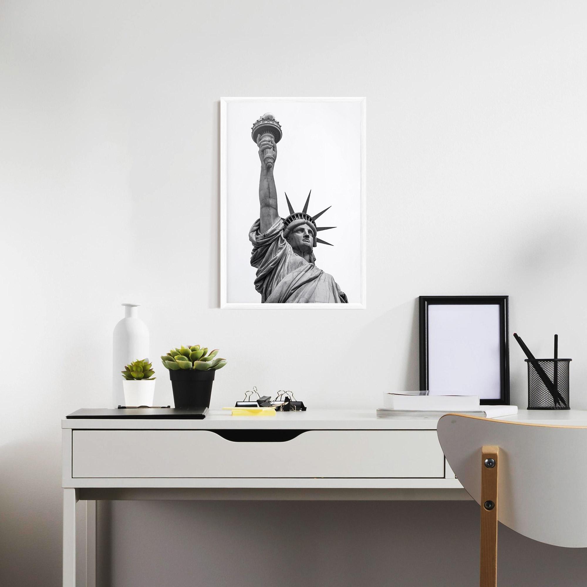 Plakat w Ramie Liberty Statue mockup 7