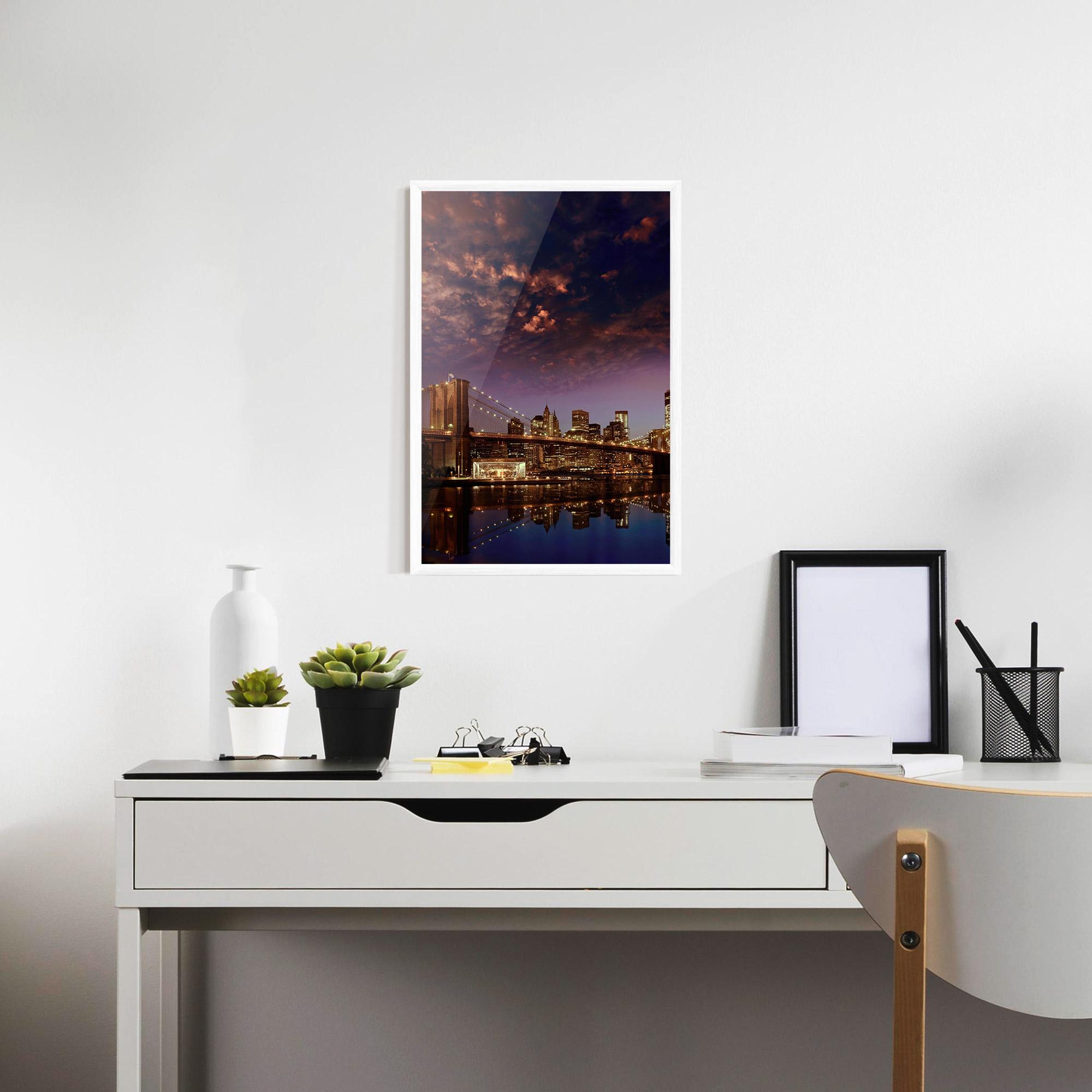 Plakat w Ramie Sunset New York mockup 7
