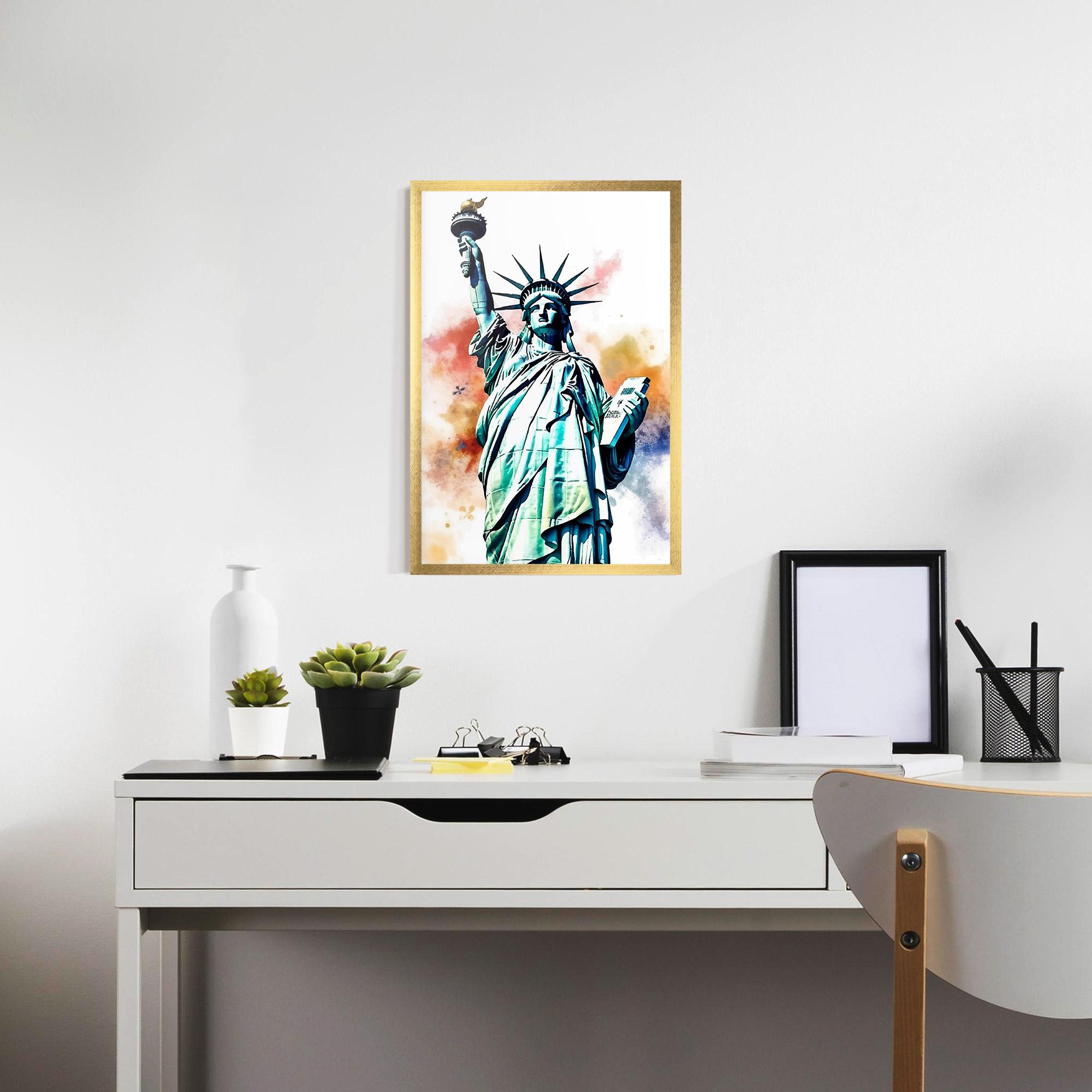 Plakat w Ramie Liberty Art mockup 7