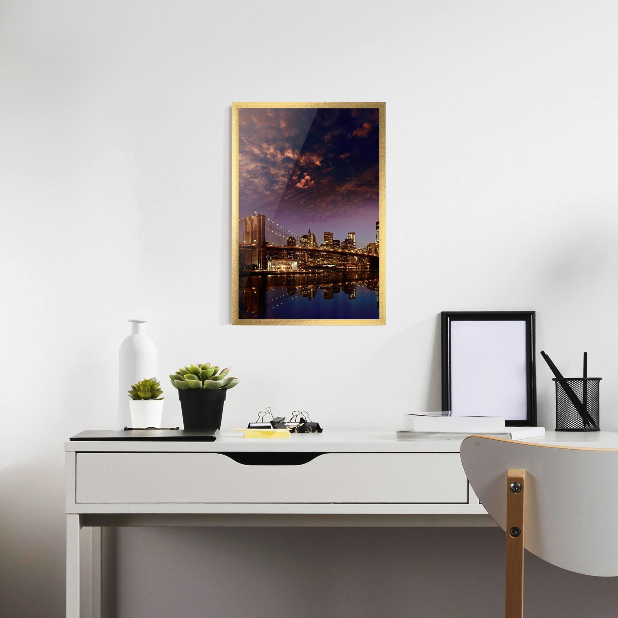 Plakat w Ramie Sunset New York mockup 7