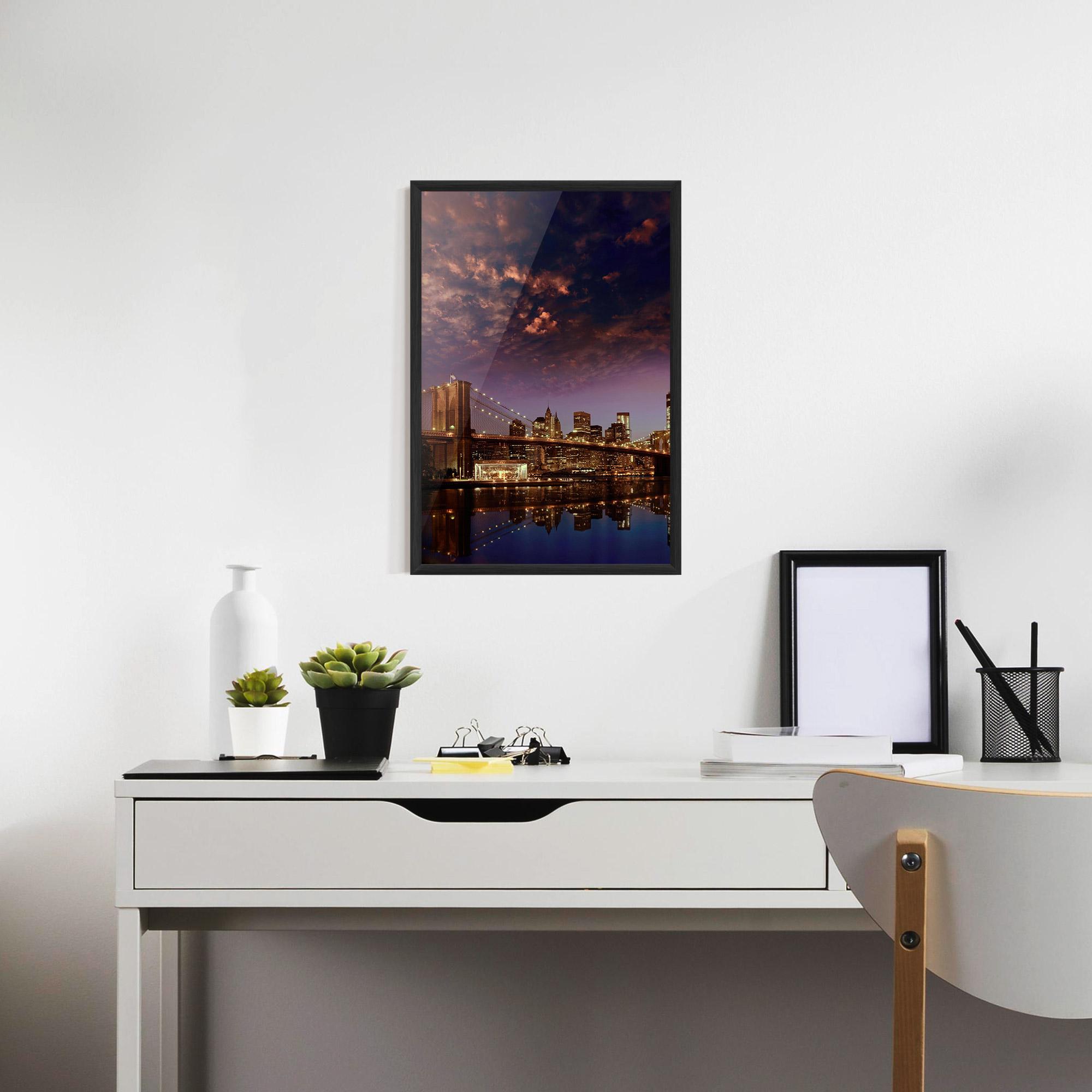 Plakat w Ramie Sunset New York mockup 7