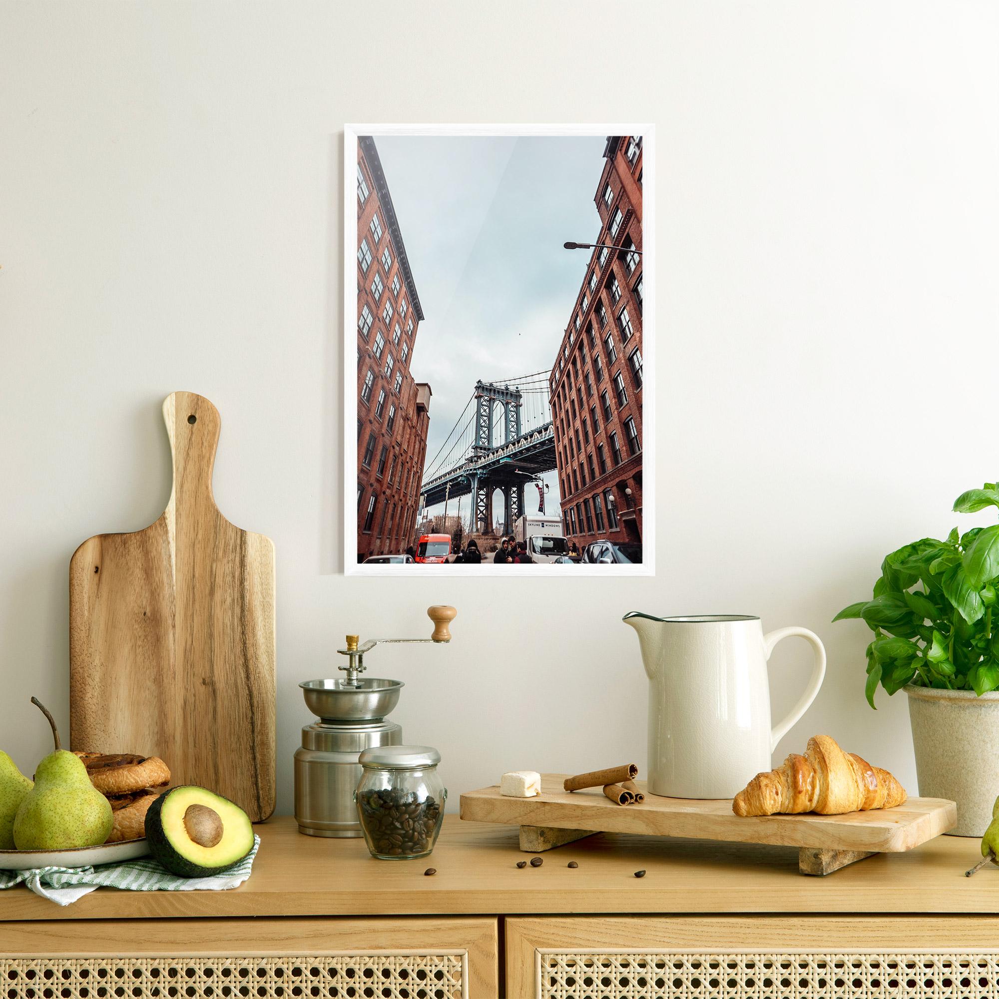 Plakat w Ramie Bridge Building View mockup 8