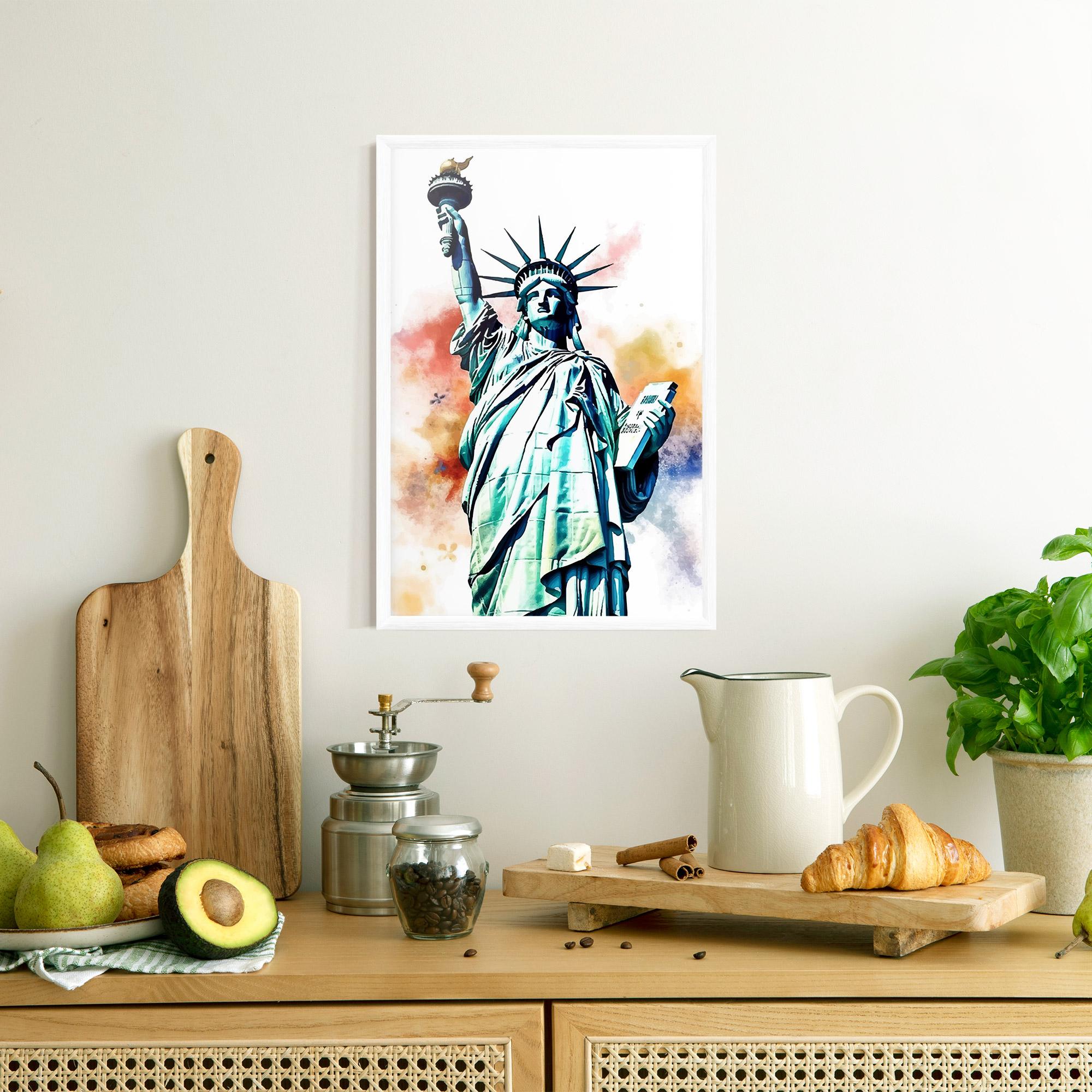 Plakat w Ramie Liberty Art mockup 8