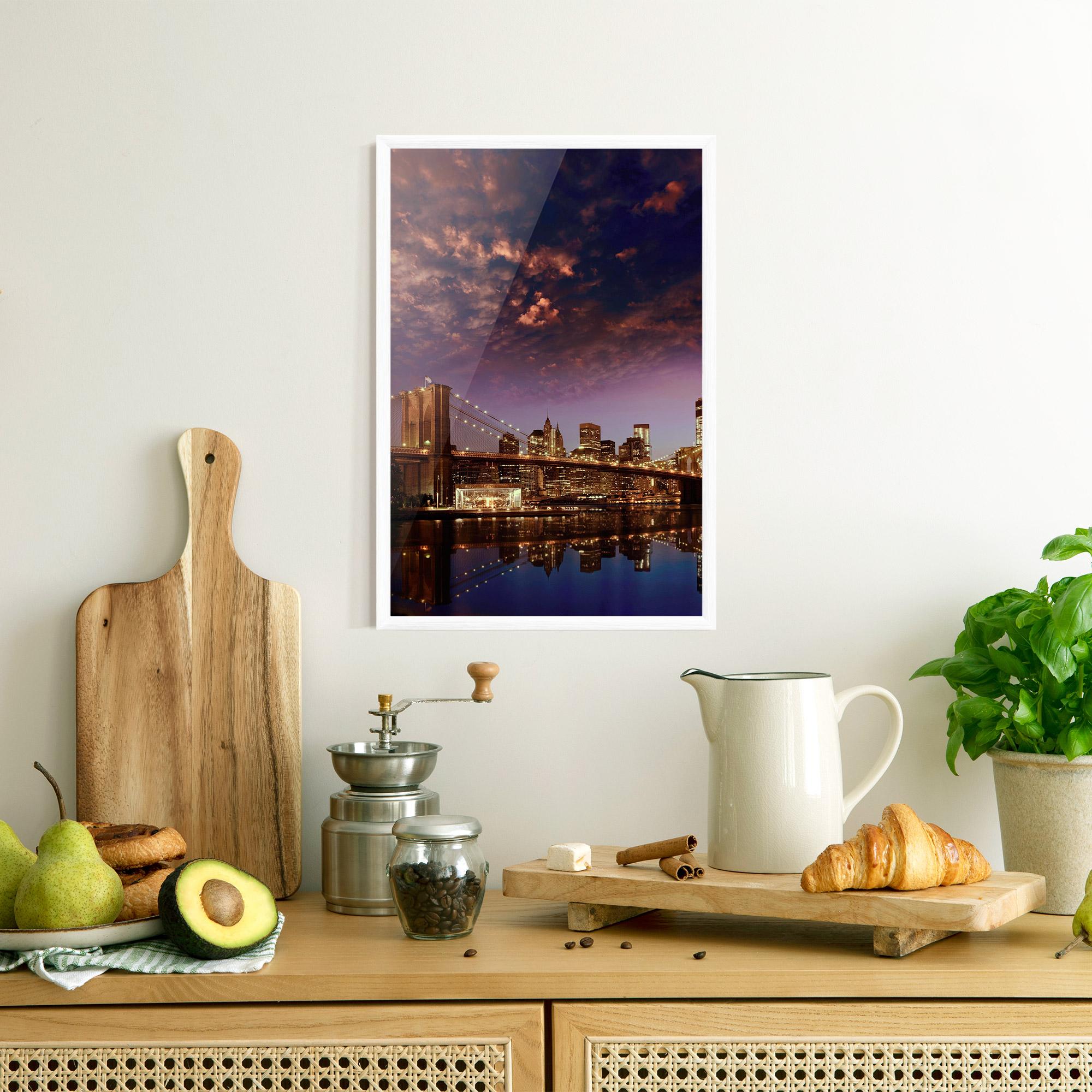 Plakat w Ramie Sunset New York mockup 8