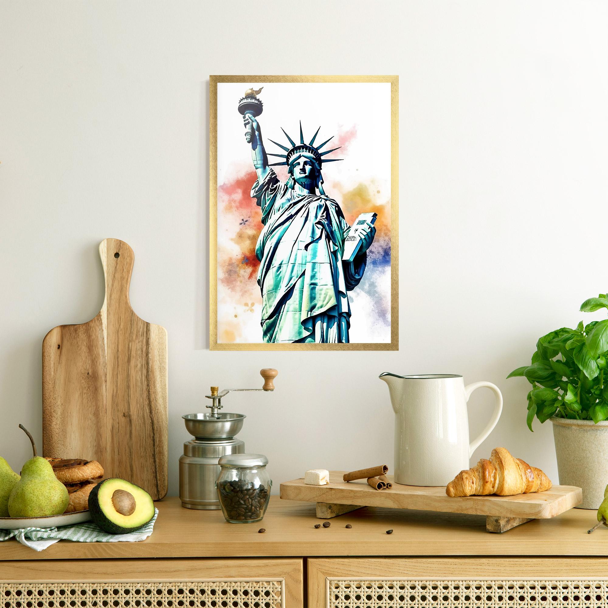 Plakat w Ramie Liberty Art mockup 8