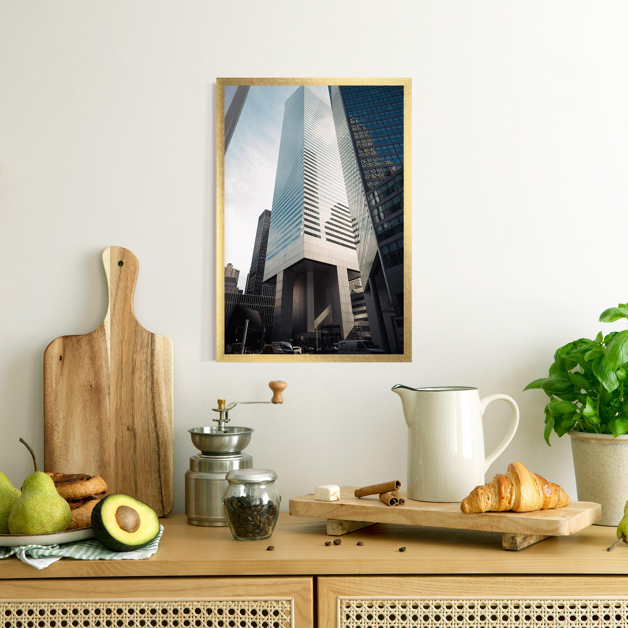Plakat w Ramie Skyline Building mockup 8