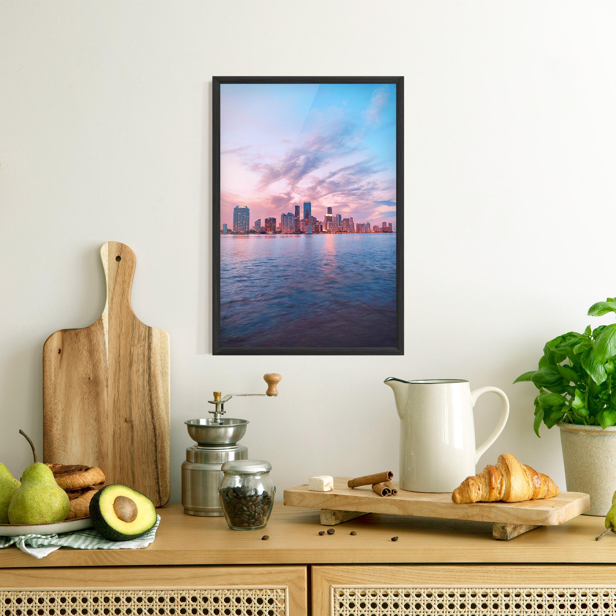 Plakat w Ramie Over The Lake mockup 8