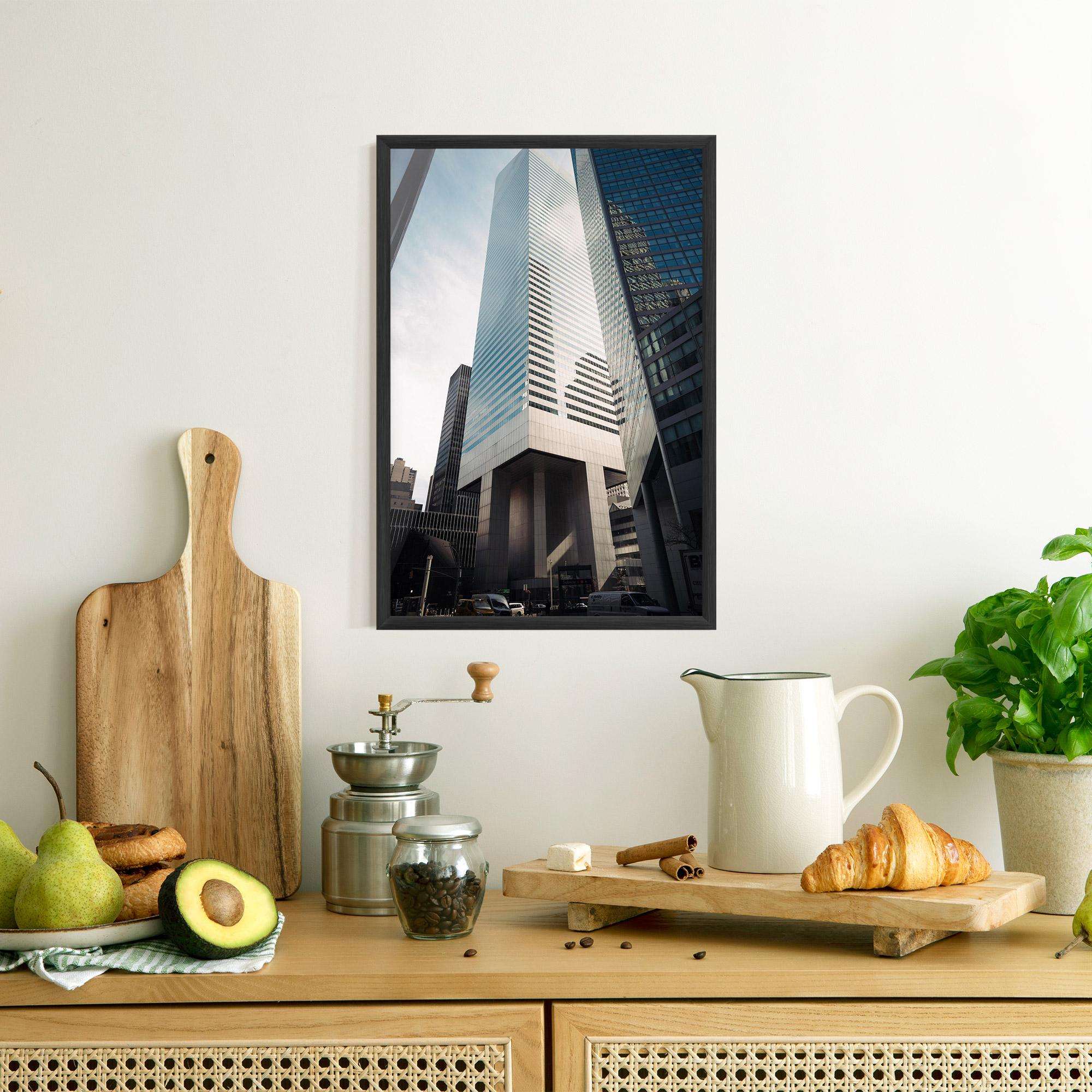 Plakat w Ramie Skyline Building mockup 8