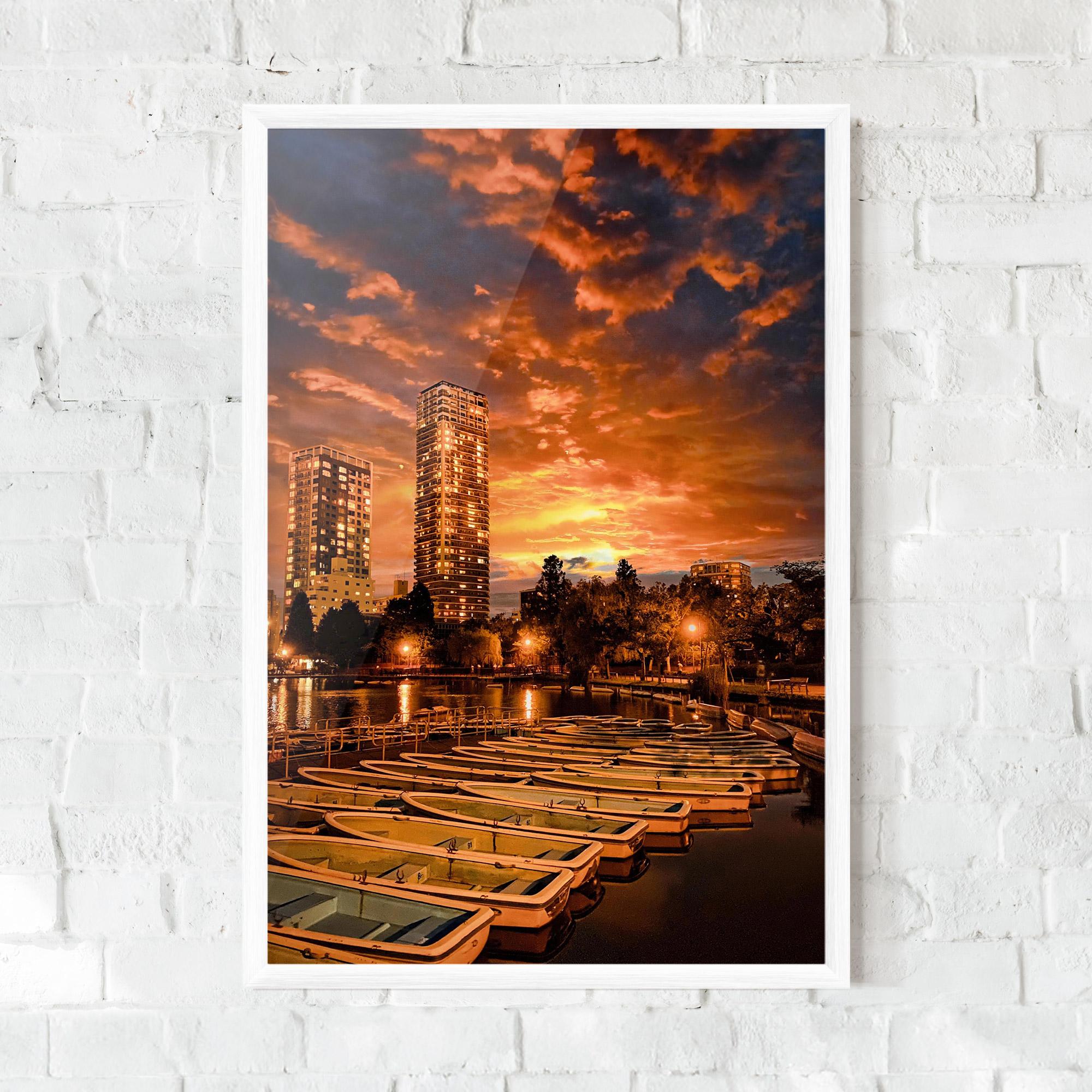 Plakat w Ramie Shinobazu mockup 0