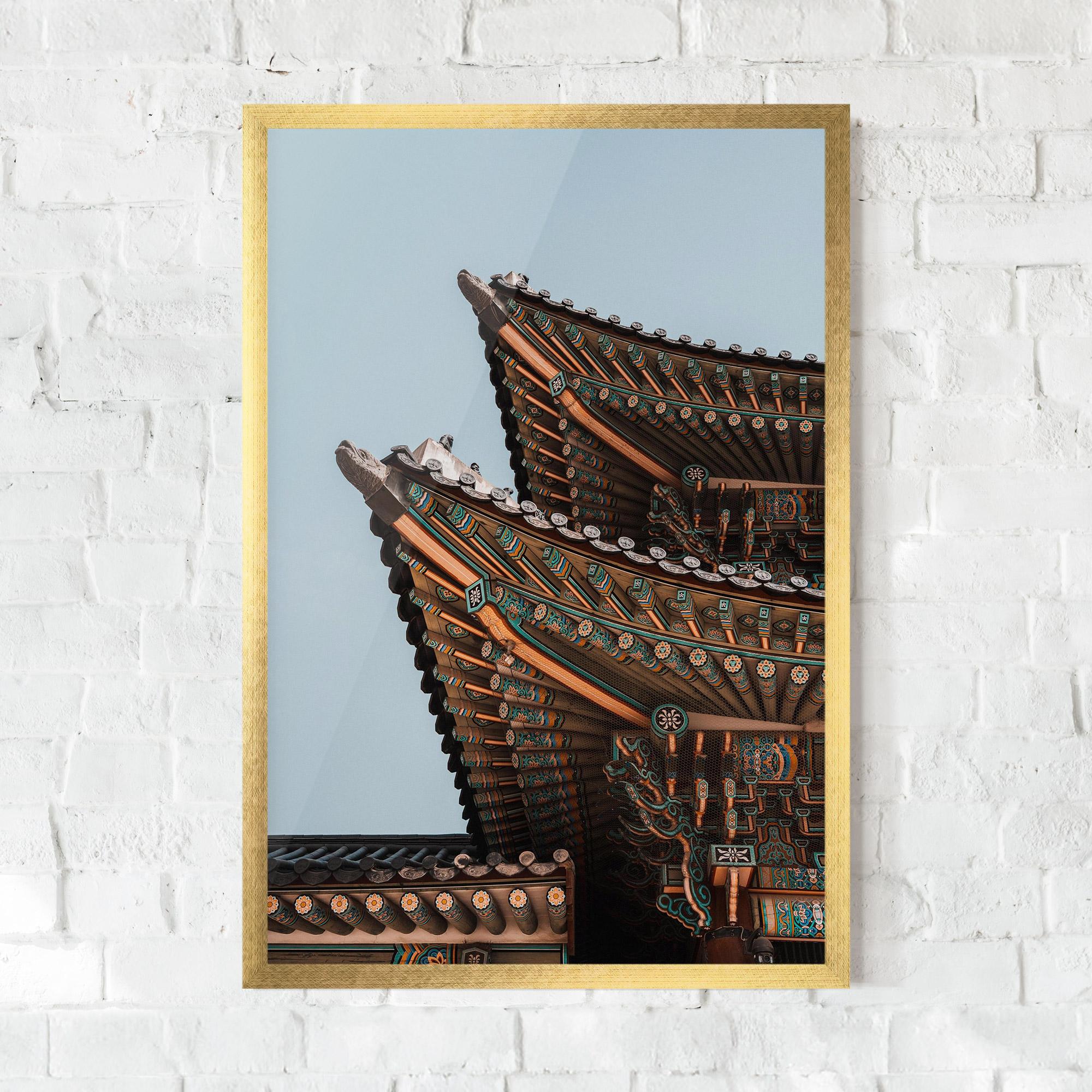 Plakat w Ramie Gyeongbokgung mockup 0