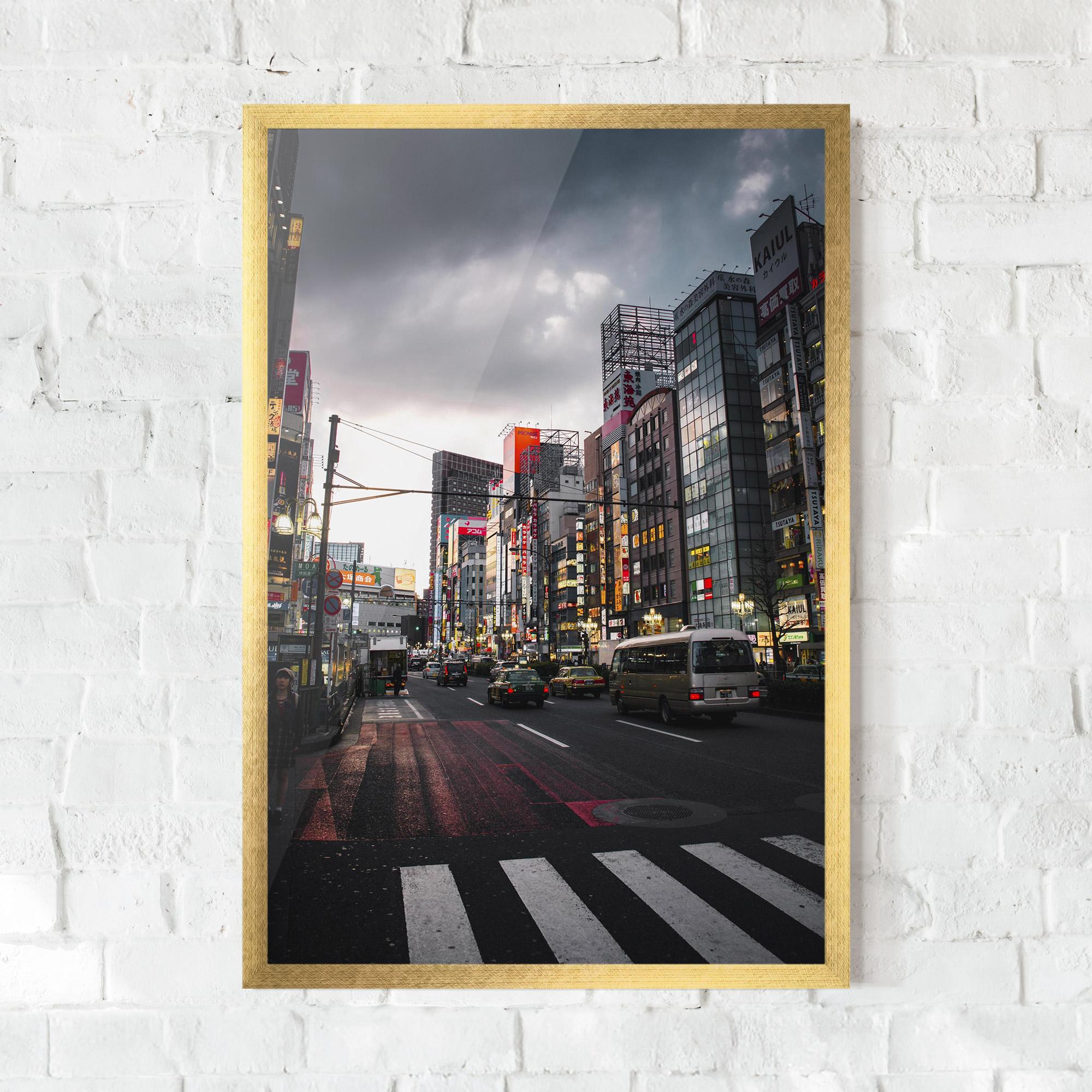 Plakat w Ramie Shinjuku mockup 0